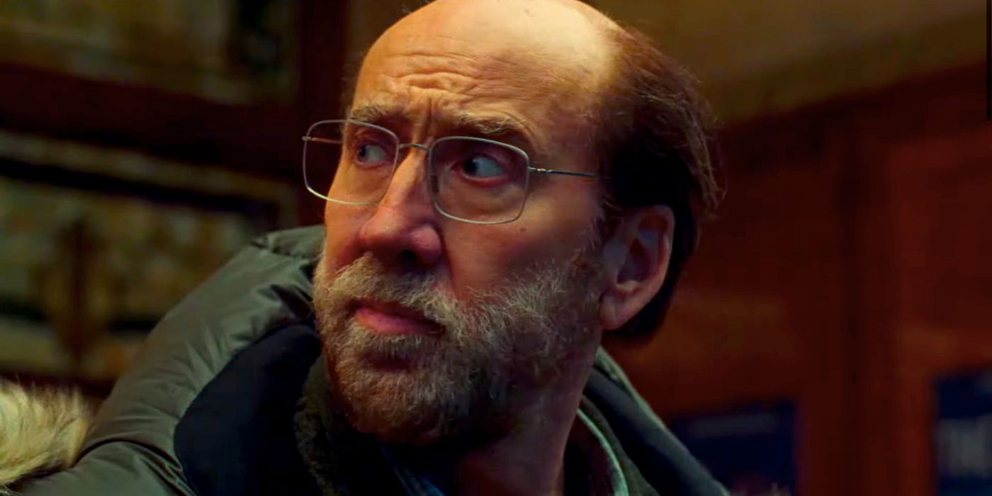 A balding Nicolas Cage in Dream Scenario