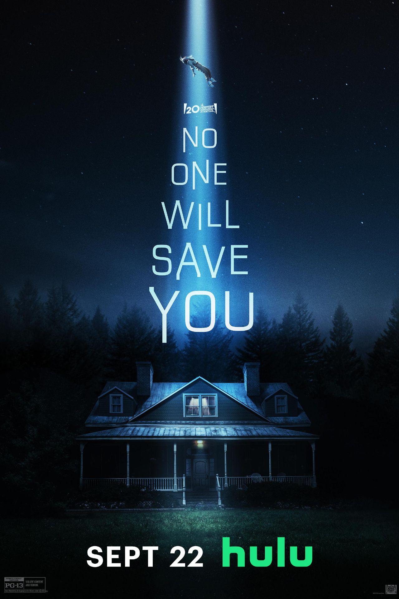 No One Will Save You Hulu Movie Poster