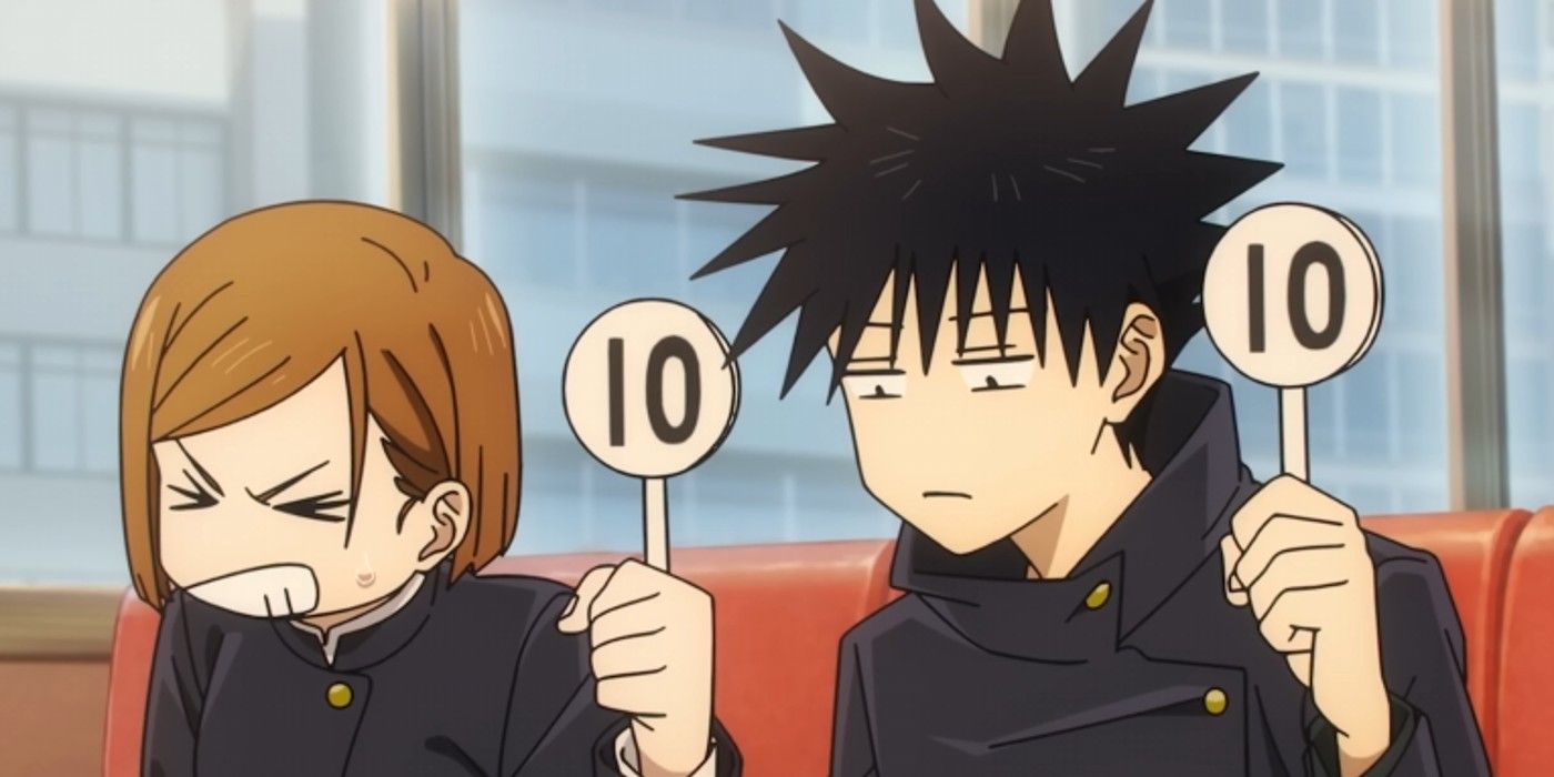 Nobara and Megumi give Itadori a ten in Jujutsu Kaisen