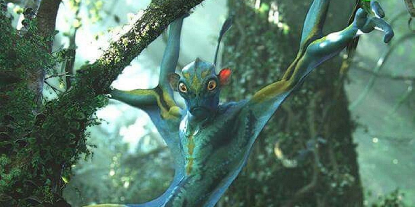 PAndora's prolemuris angrily staring at a prey in Avatar