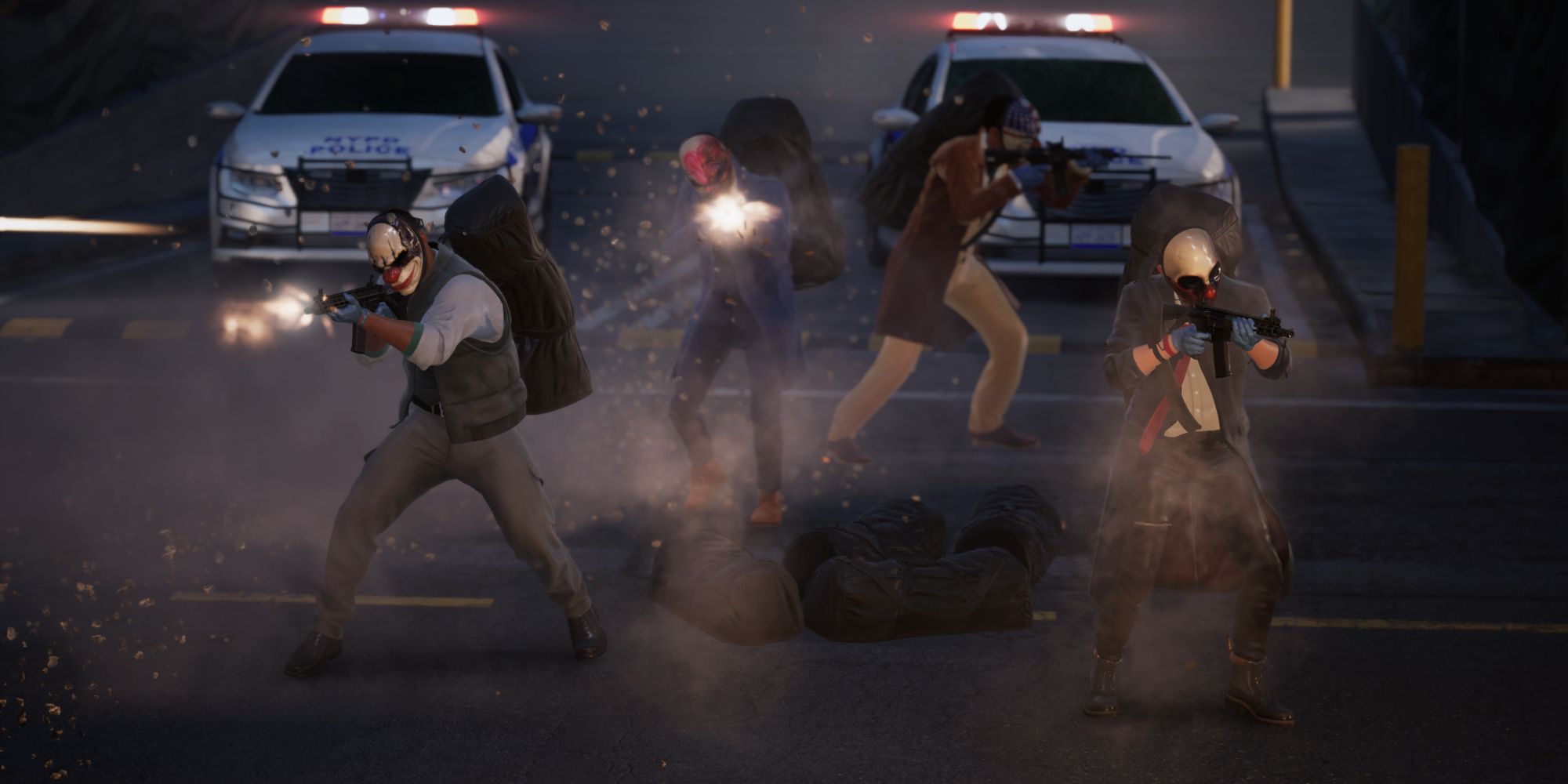 Payday 3 Review payday gang defending money bags from police