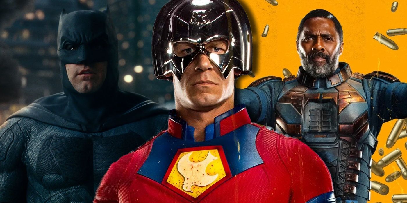 Peacemaker Batman and Bloodsport DC