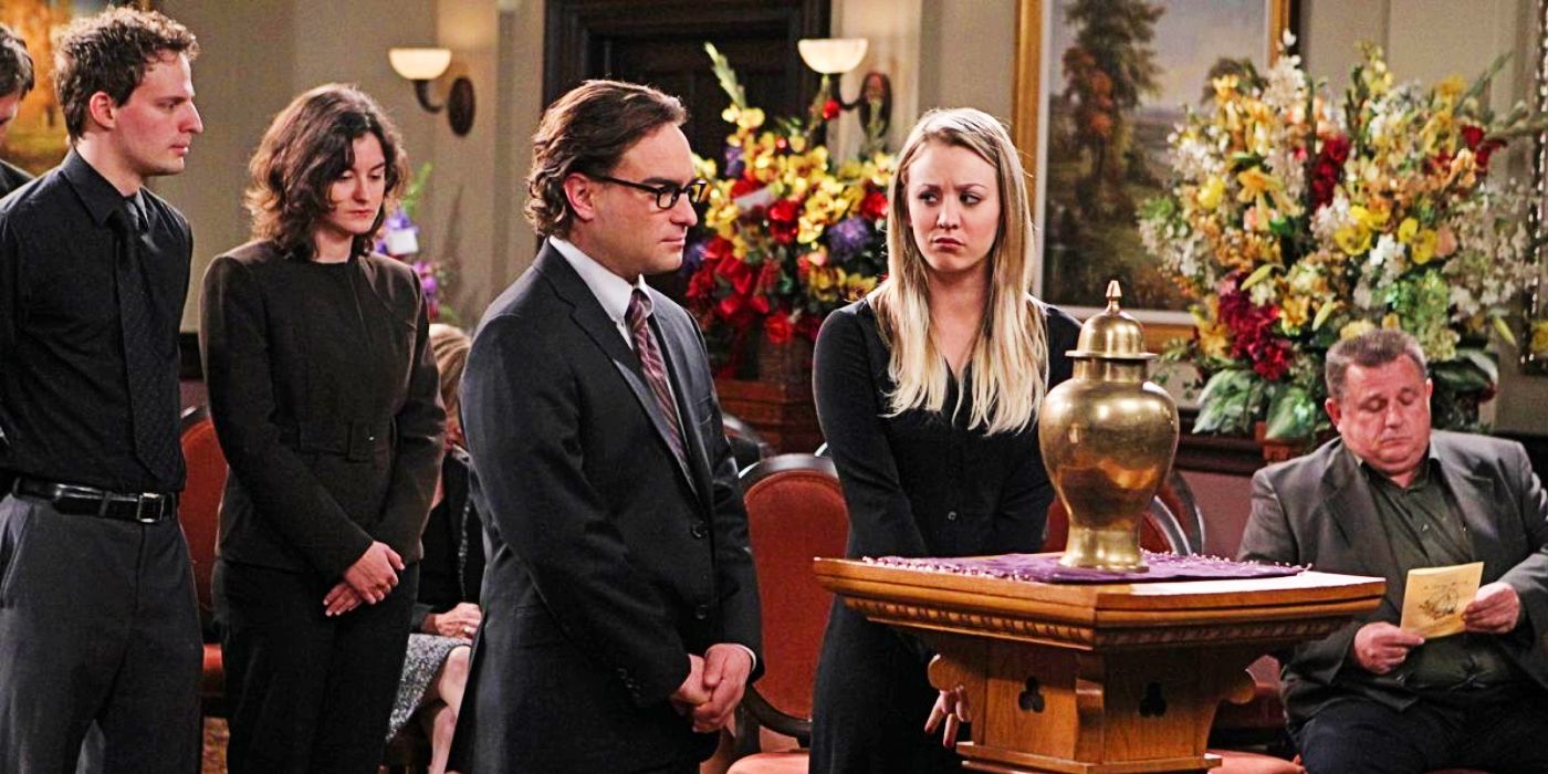 Penny and Leonard in The Big Bang Theory