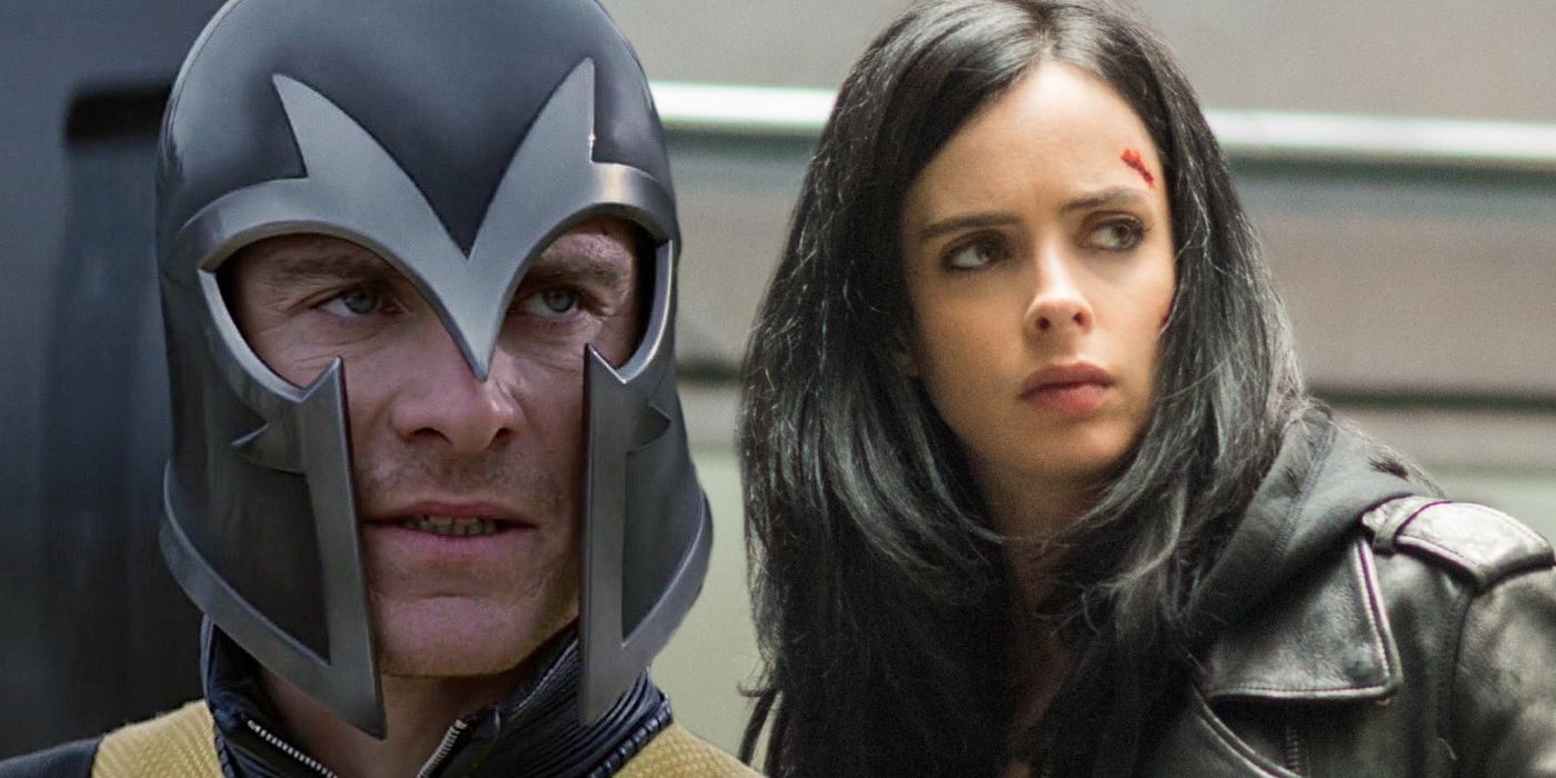 Michael Fassbender as Magento in X-Men: Dark Phoenix and Krysten Ritter as Jessica Jones in Jessica Jones