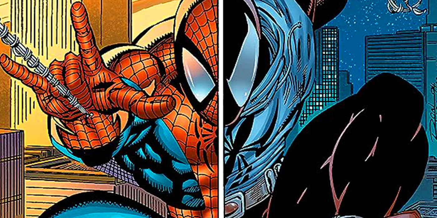 Peter Parker and Ben Reilly as Spider-Man in Marvel Comics