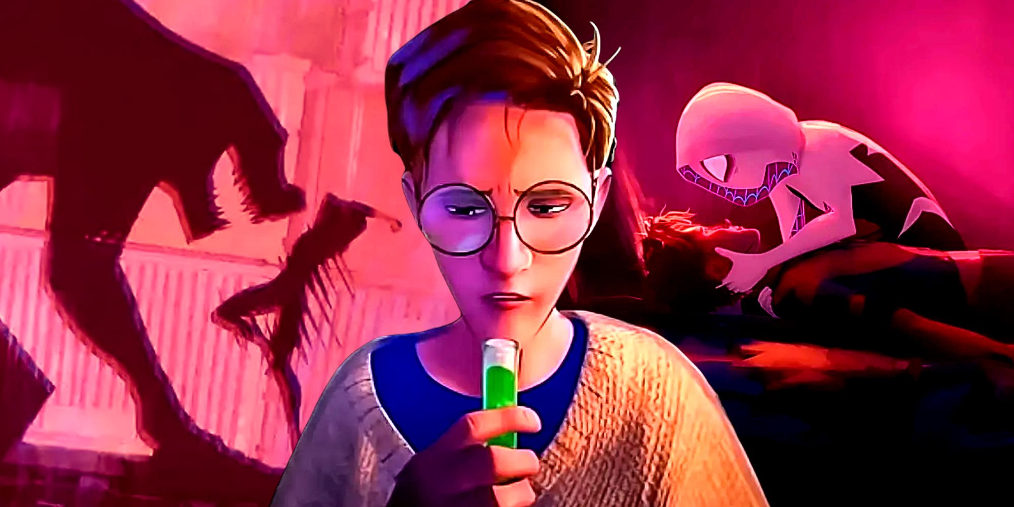 Peter Parker in Gwen Stacy's Universe in Spider-Man Across the Spider-Verse