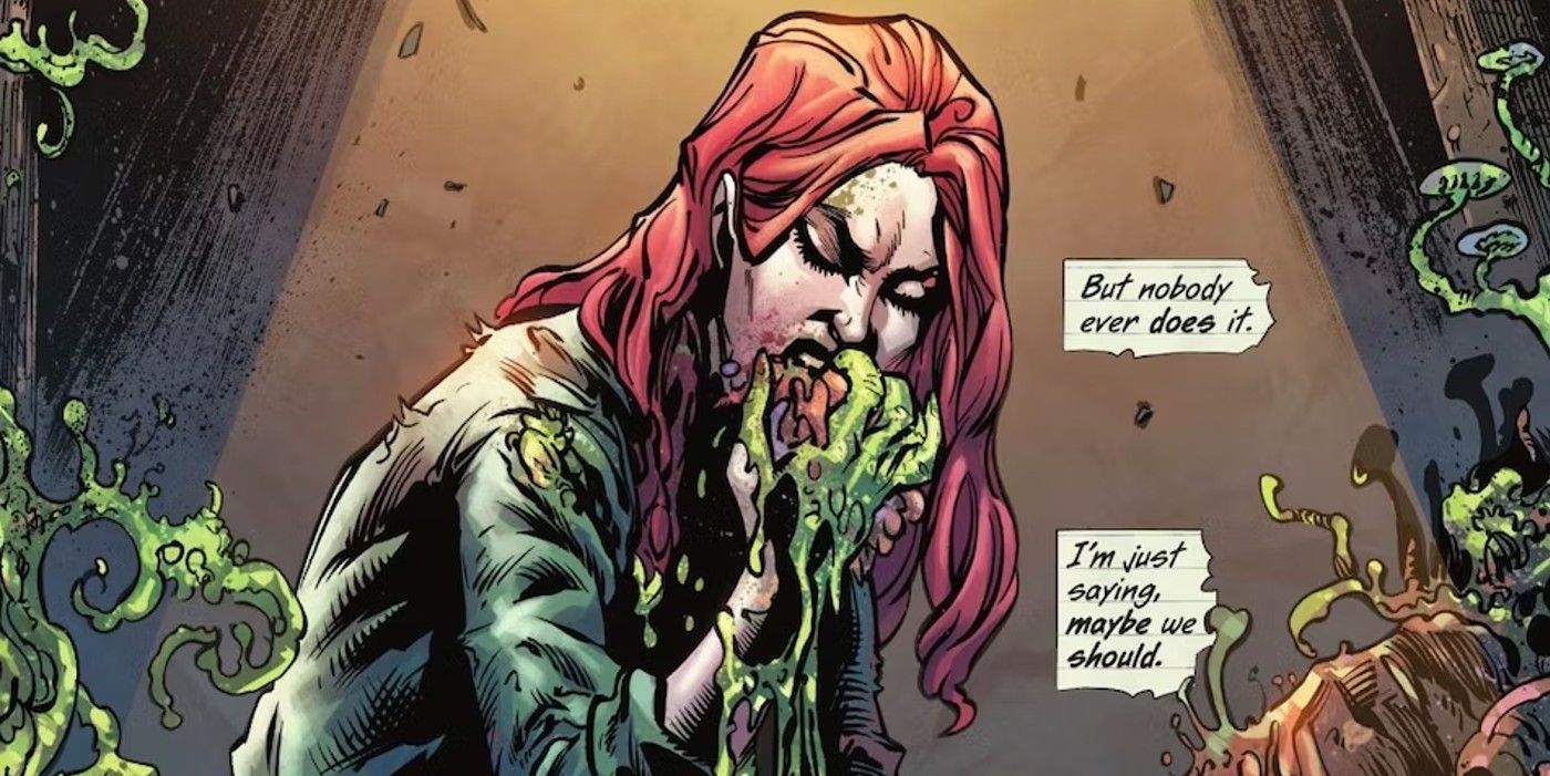 Poison Ivy #6 Pamela eating Jason Woodrue Floronic Man