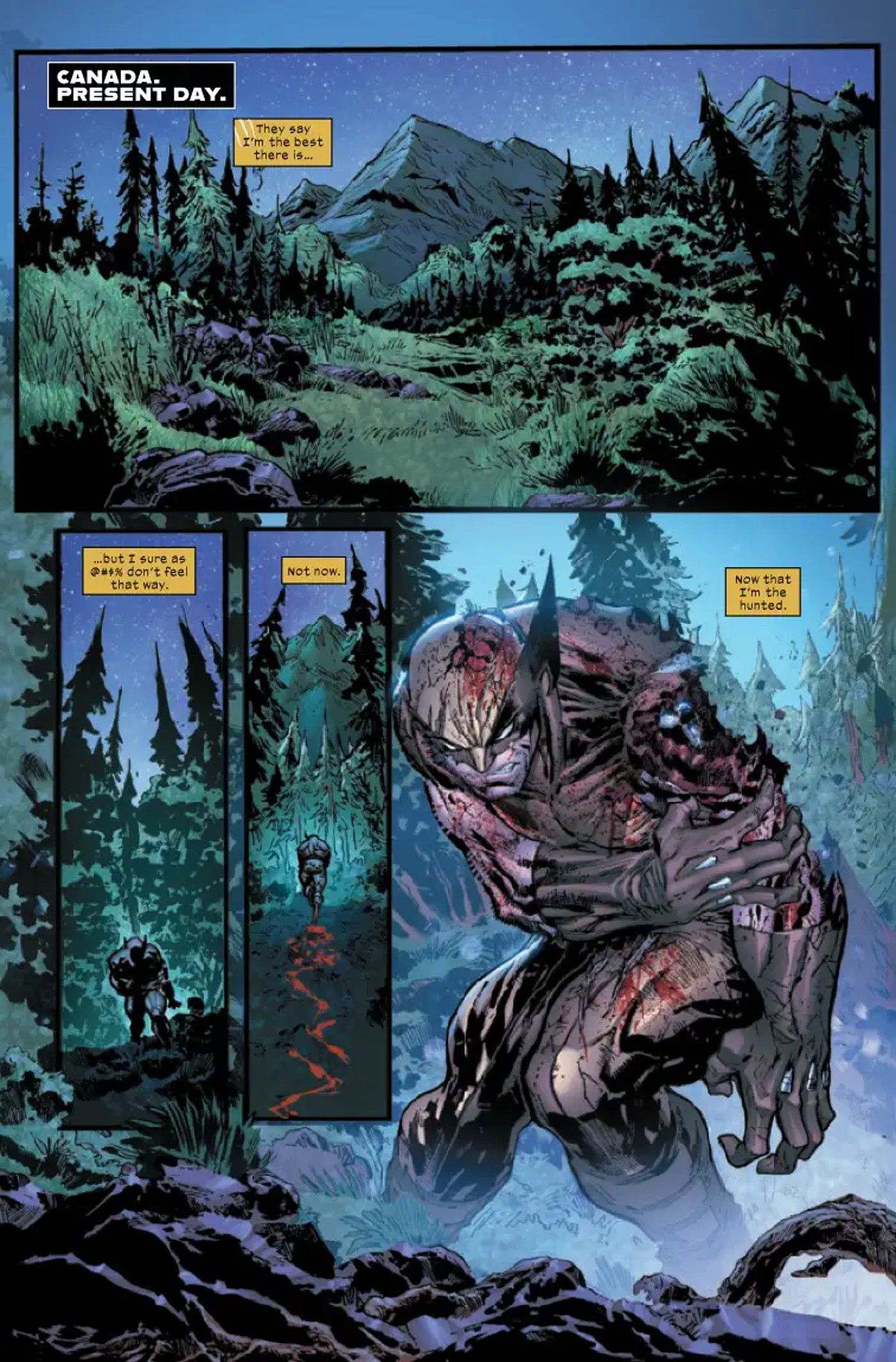 predator vs wolverine 1 preview page 1