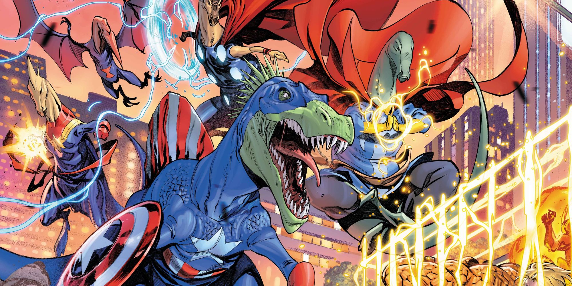 The Avengers Assemble Robot Dinosaurs in New Marvel Project