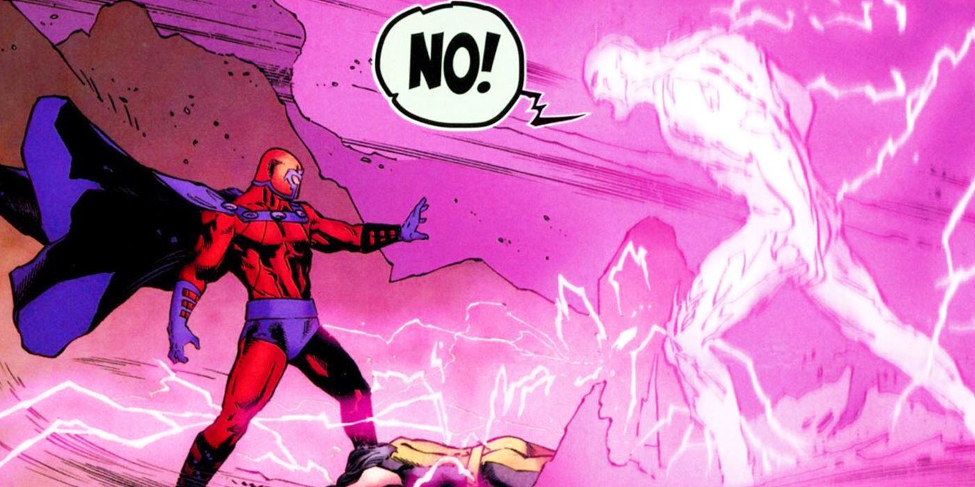 Proteus and Magneto in Marvel Comics