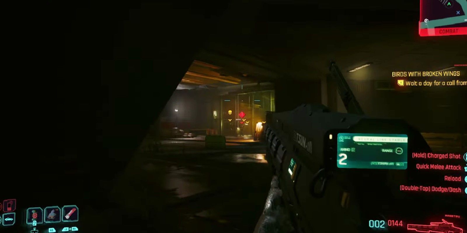 Rasetsu sniper rifle in Cyberpunk 2077