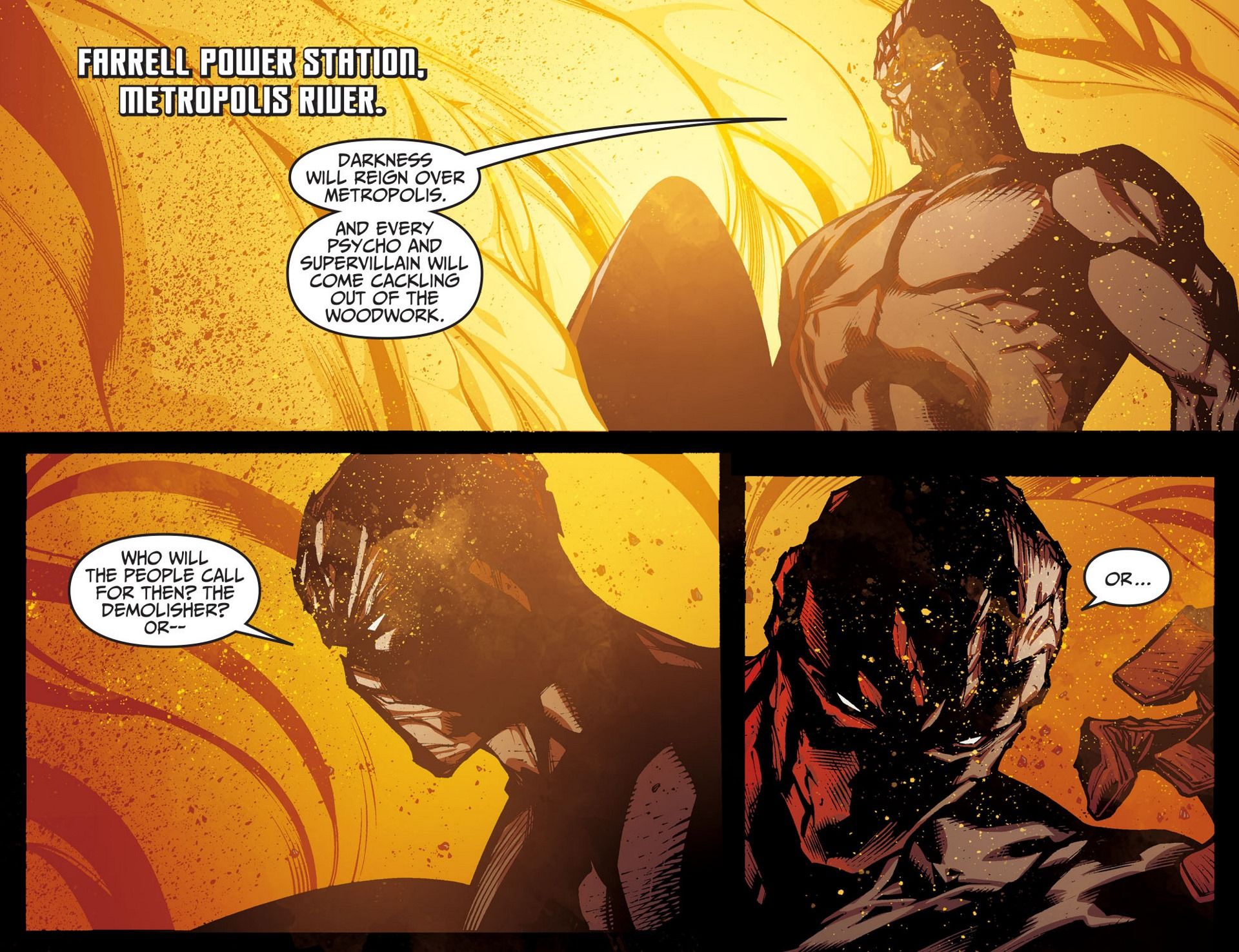 superman, dark vigilante alter ego the demolisher