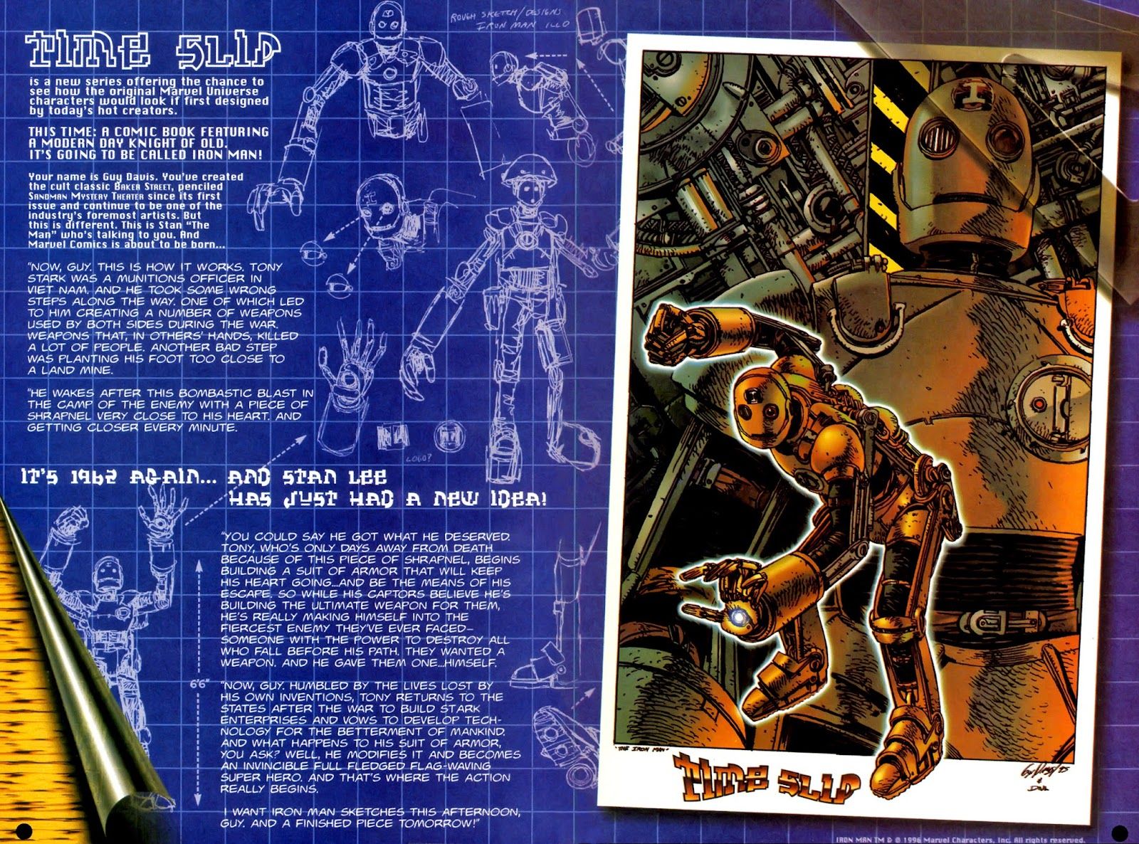 Design do Homem de Ferro Timeslip