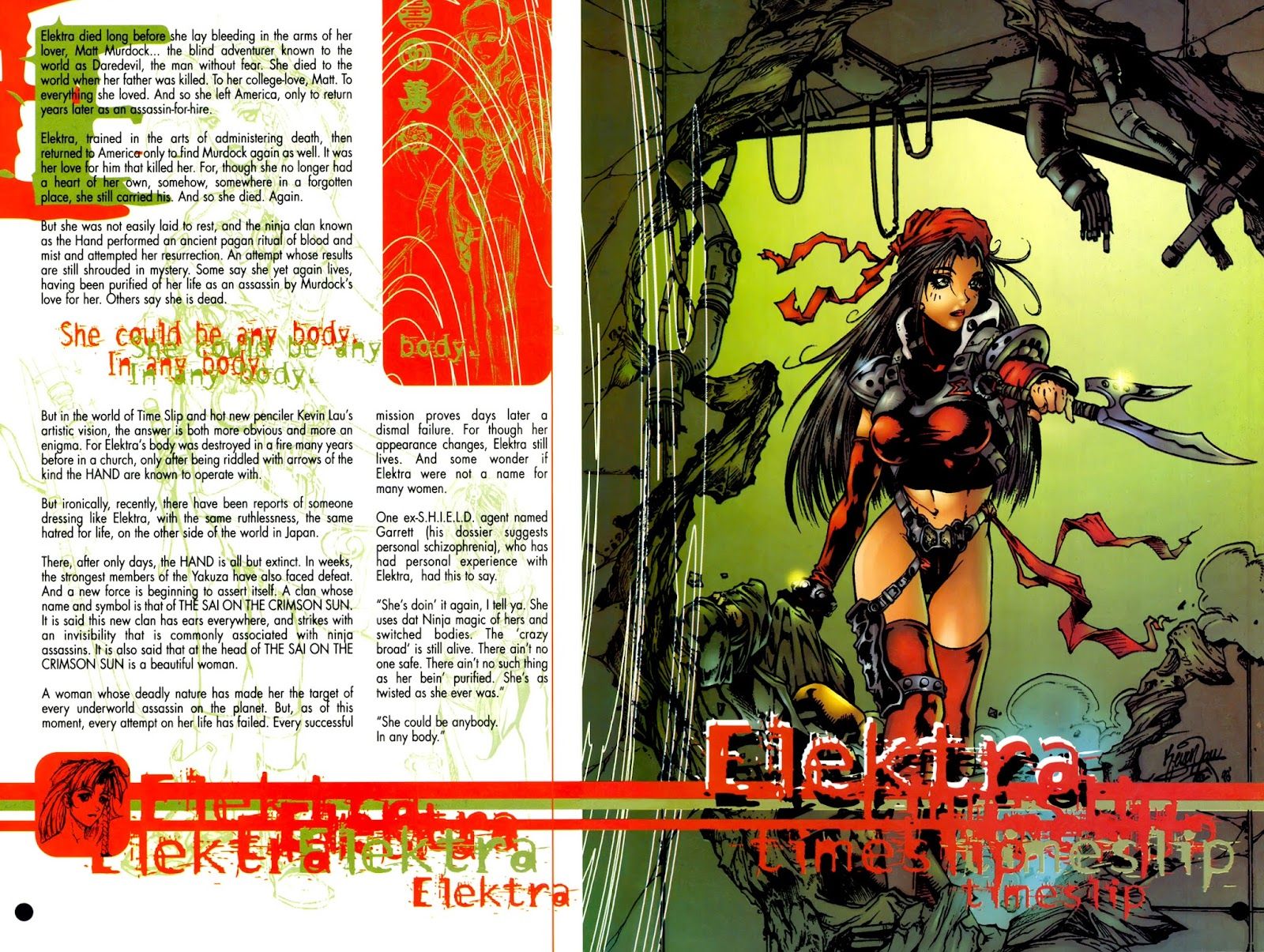 Elecktra 1990s Timeslip extreme reconceptualization