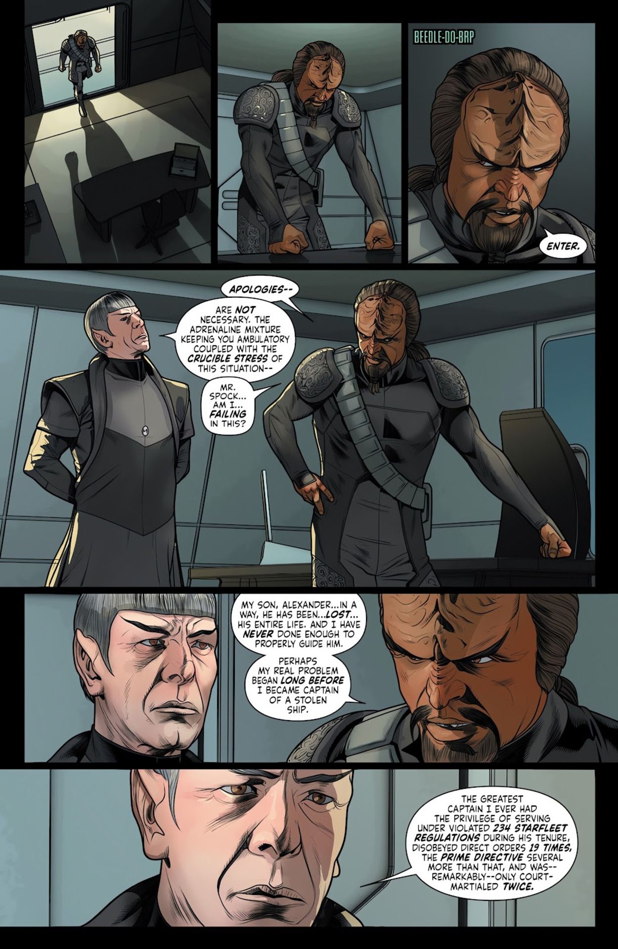 star trek defiant #5 kirk&rsquo;s crimes