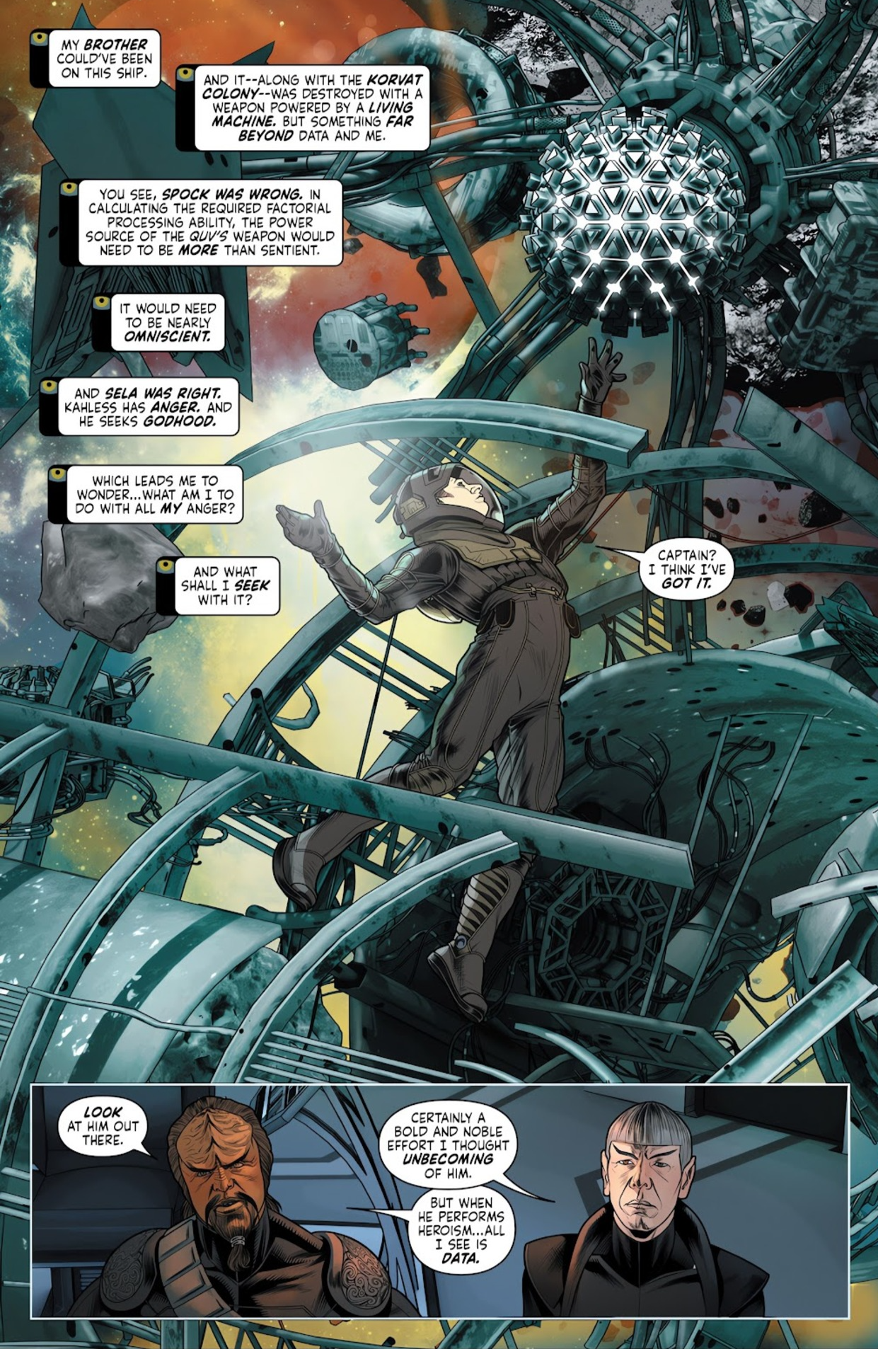 star trek defiant #5, artifical god (cropped)