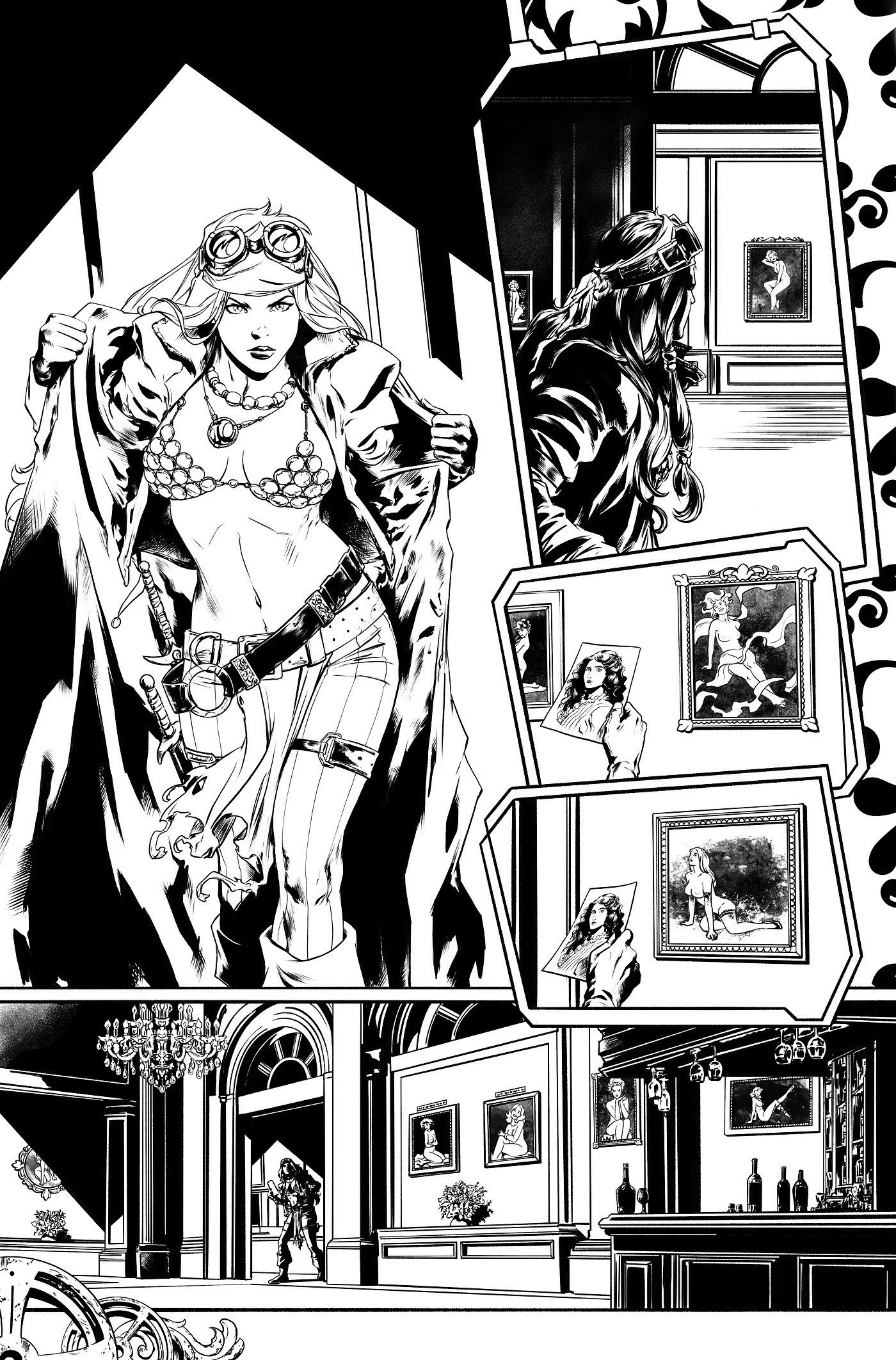 Red Sonja Steampunk Legenderry Preview 1