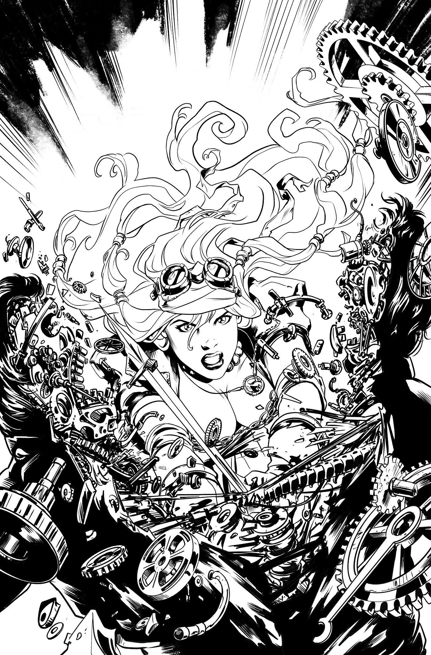 Red Sonja Steampunk Legenderry Preview 3