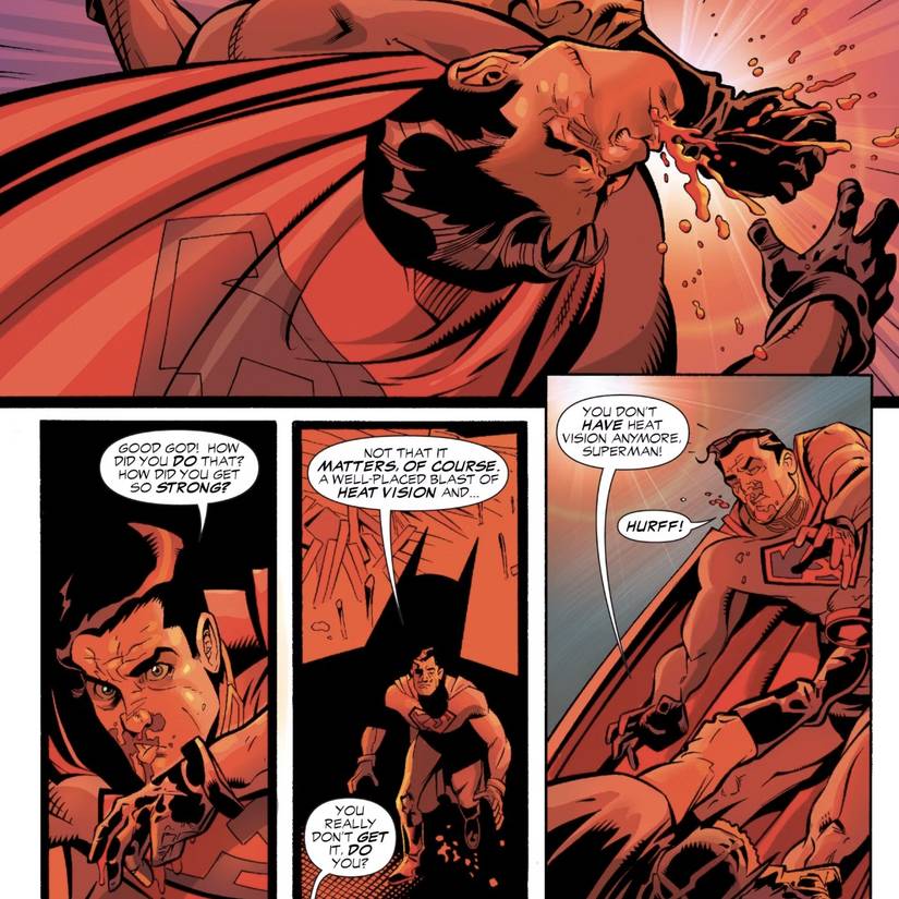 Red Sun against Superman