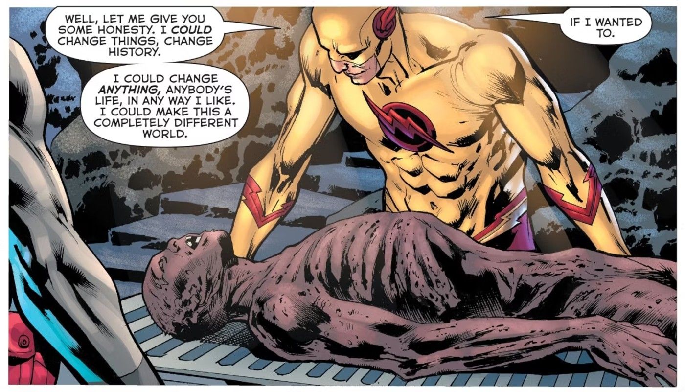 Reverse-Flash Admits He Could Change History with Time Travel