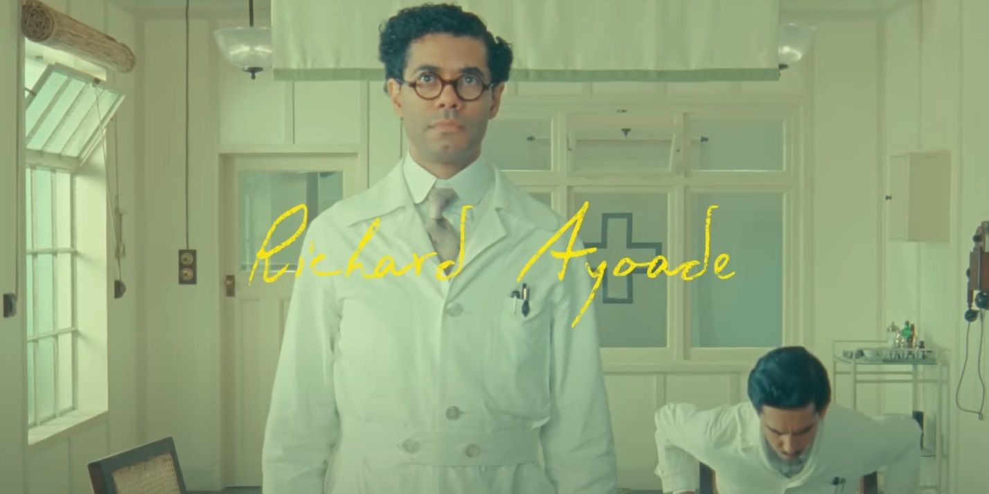 Richard Ayoade in a hospital in The Wonderful Story of Henry Sugar