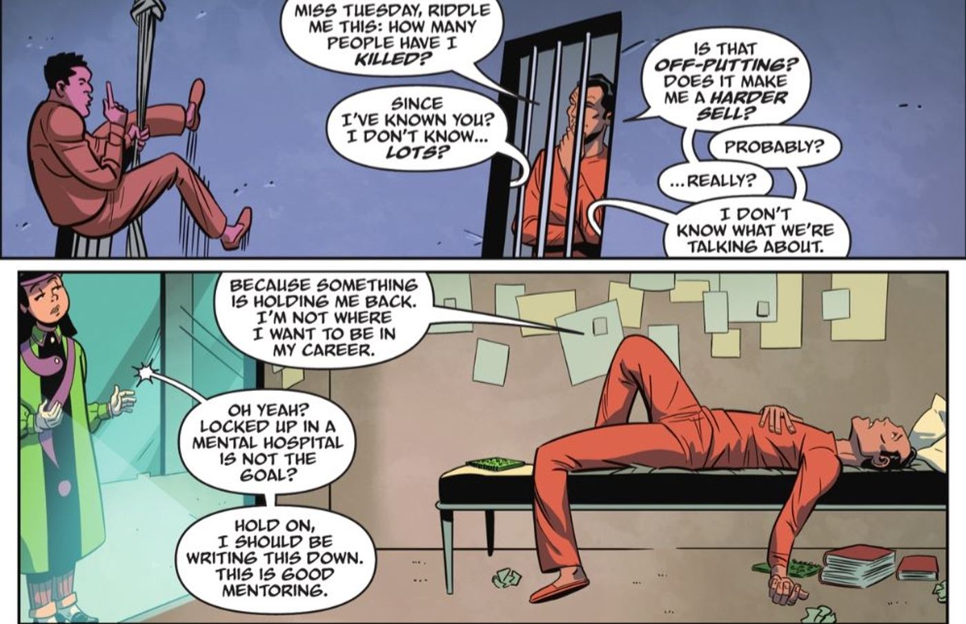 Riddler and Miss Tuesday