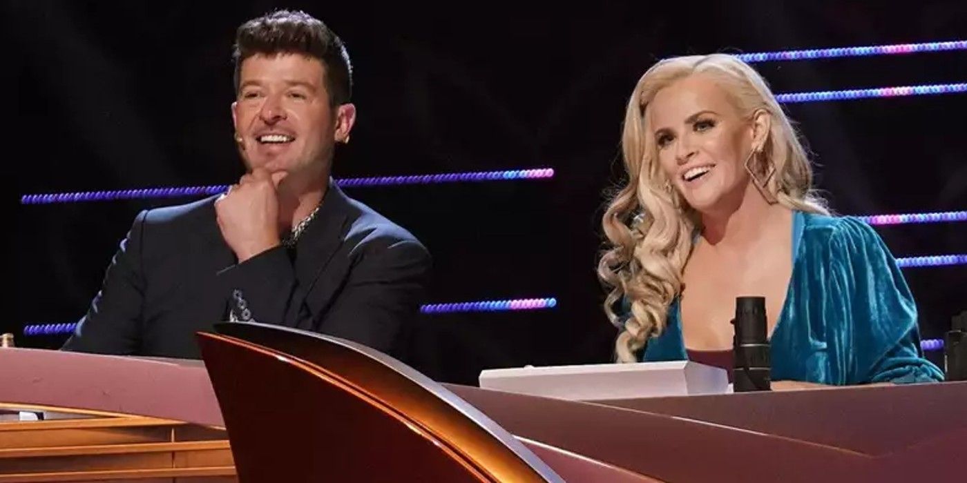Robin Thicke Jenny McCarthy The Masked Singer