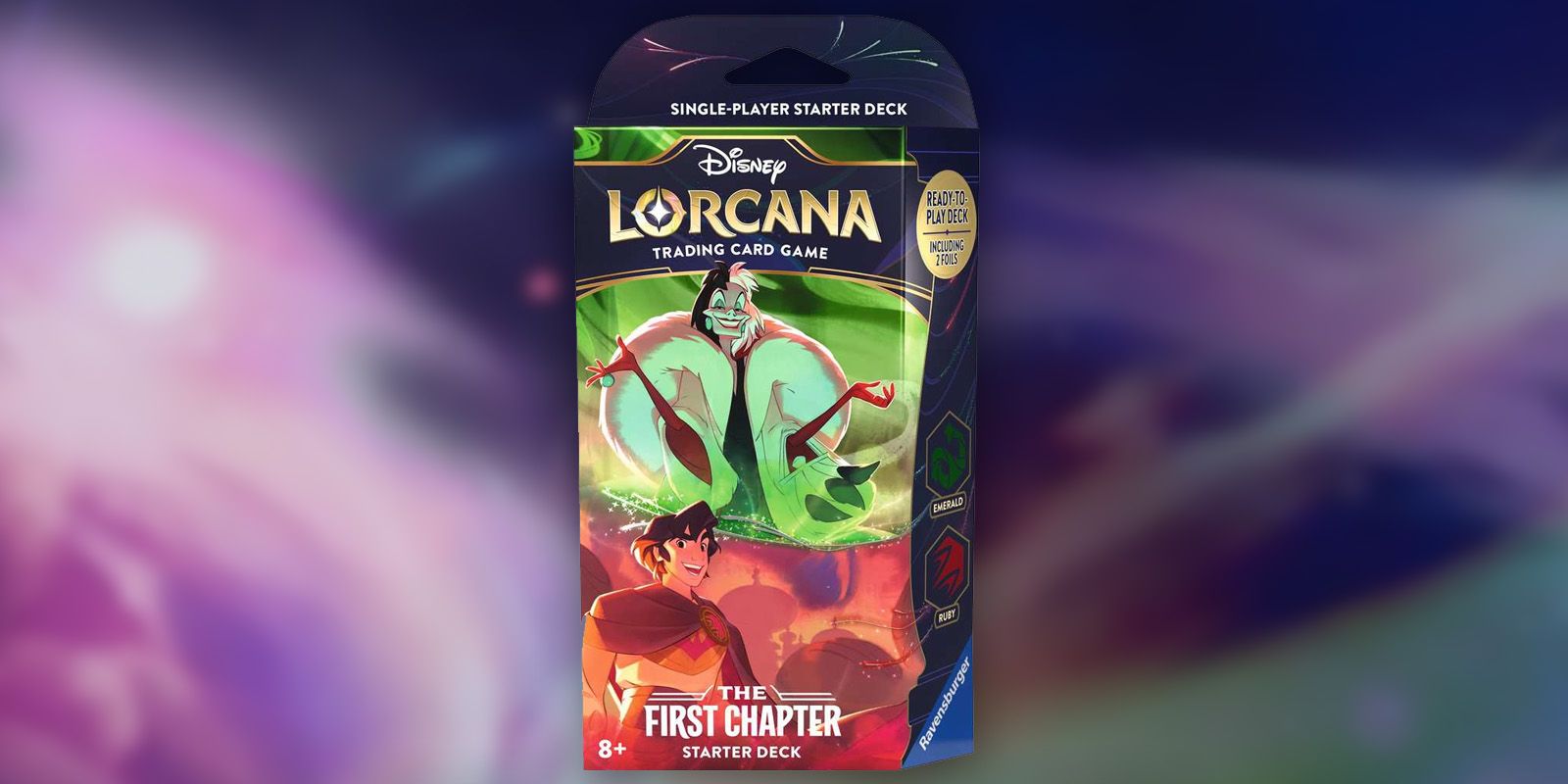 Disney Lorcana: The First Chapter Starter Deck Emerald Ruby – Browns Toy  Shop
