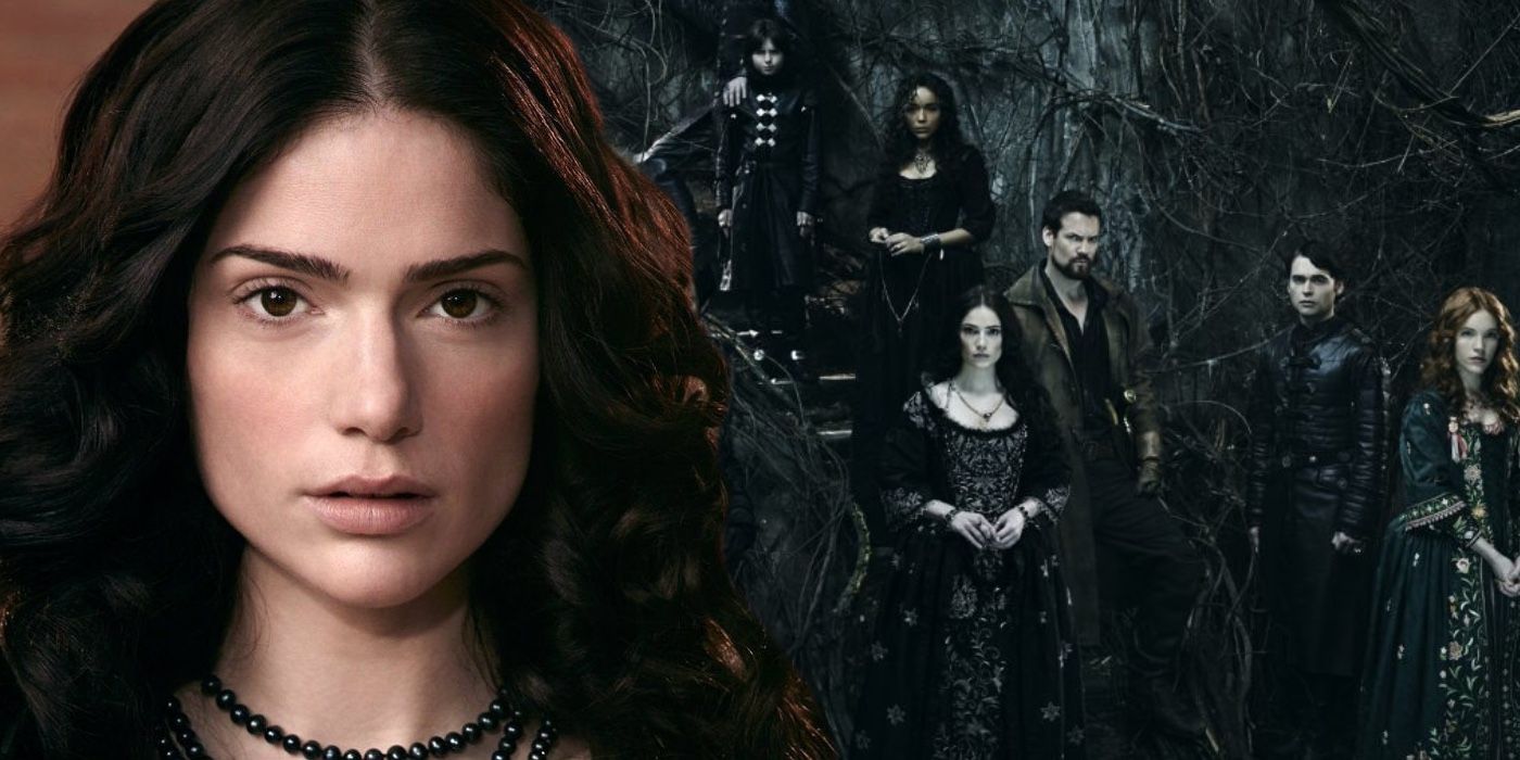 A composite image of Mary and the cast of Salem