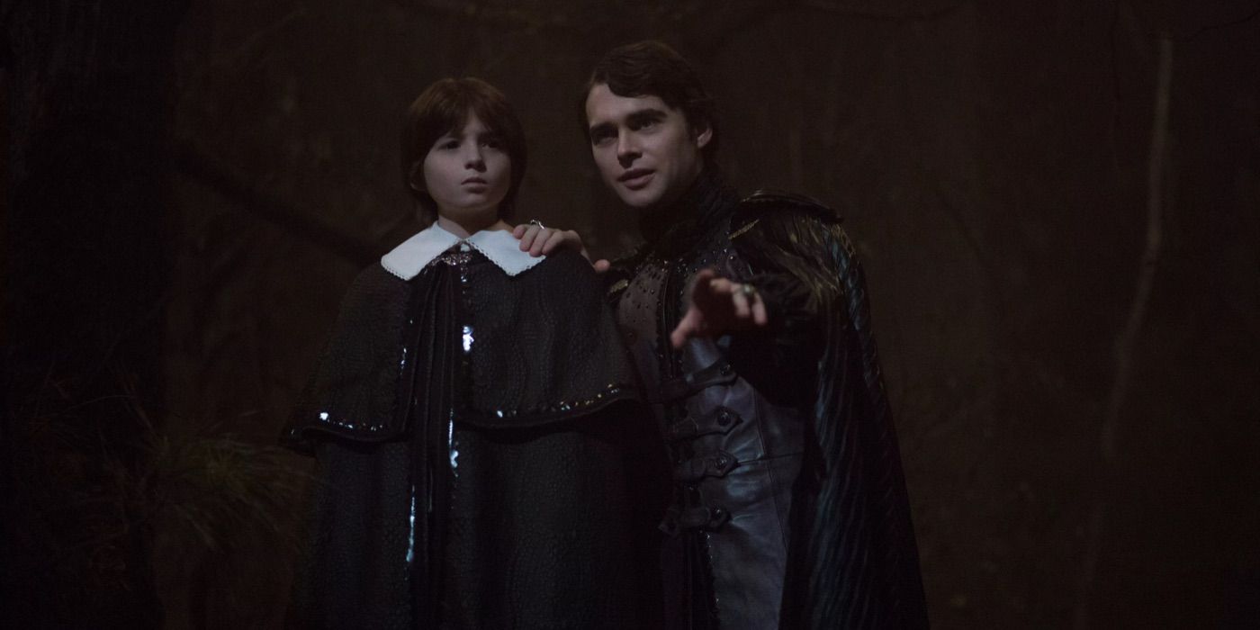 Sebastian talks to Little John in Salem