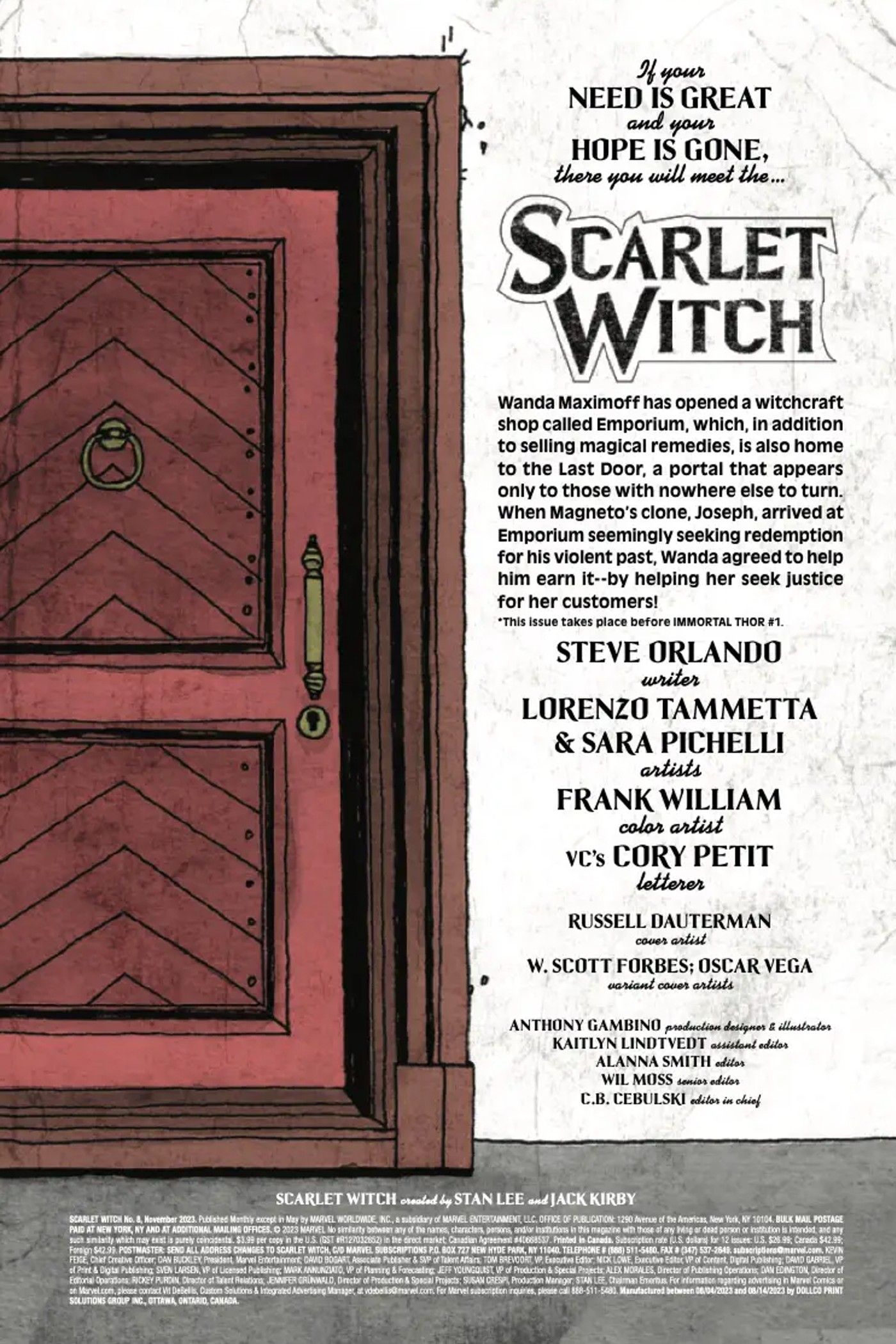 scarlet witch 8 preview credits