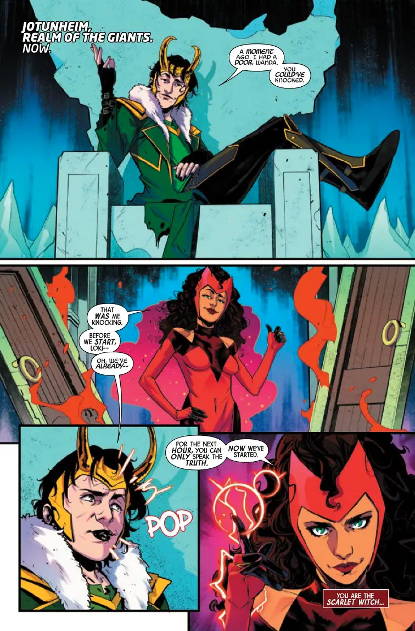 Scarlet Witch vs Loki Begins with 1 Spell That Changes Everything