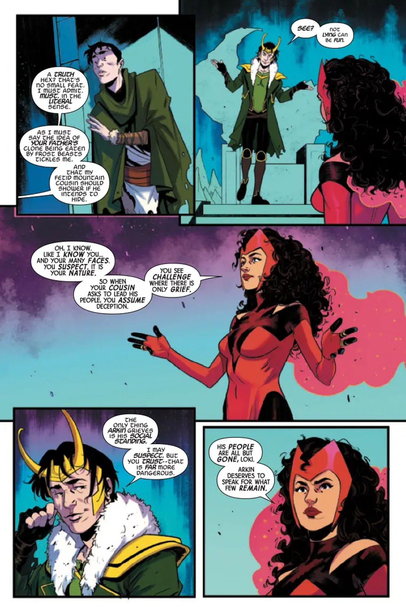 Scarlet Witch vs Loki Begins with 1 Spell That Changes Everything