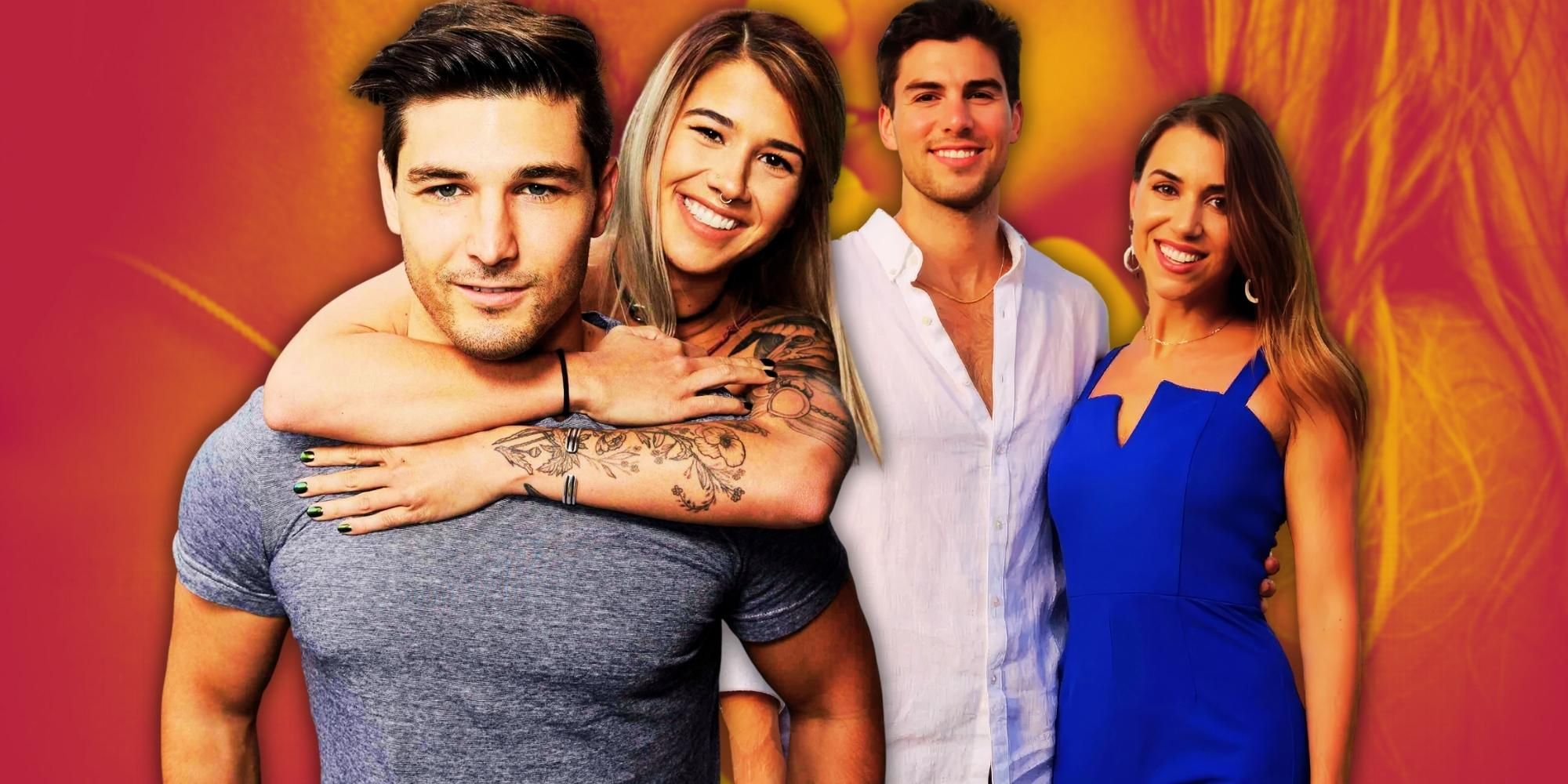 Shanley & Adam and Wes & Kayla from Are You The One Season 1 Couples