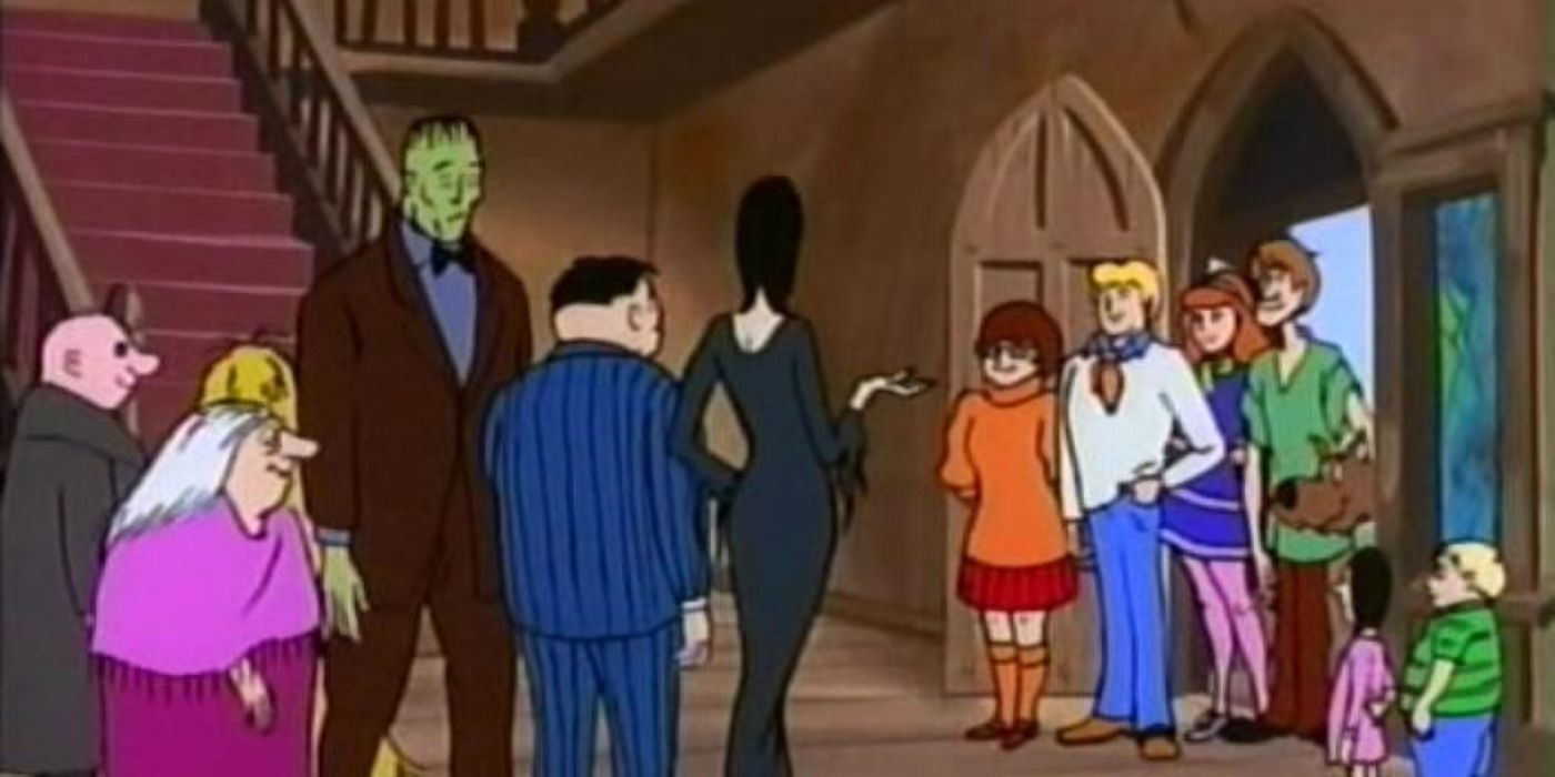 The Addams Family meets the Scooby-Doo gang
