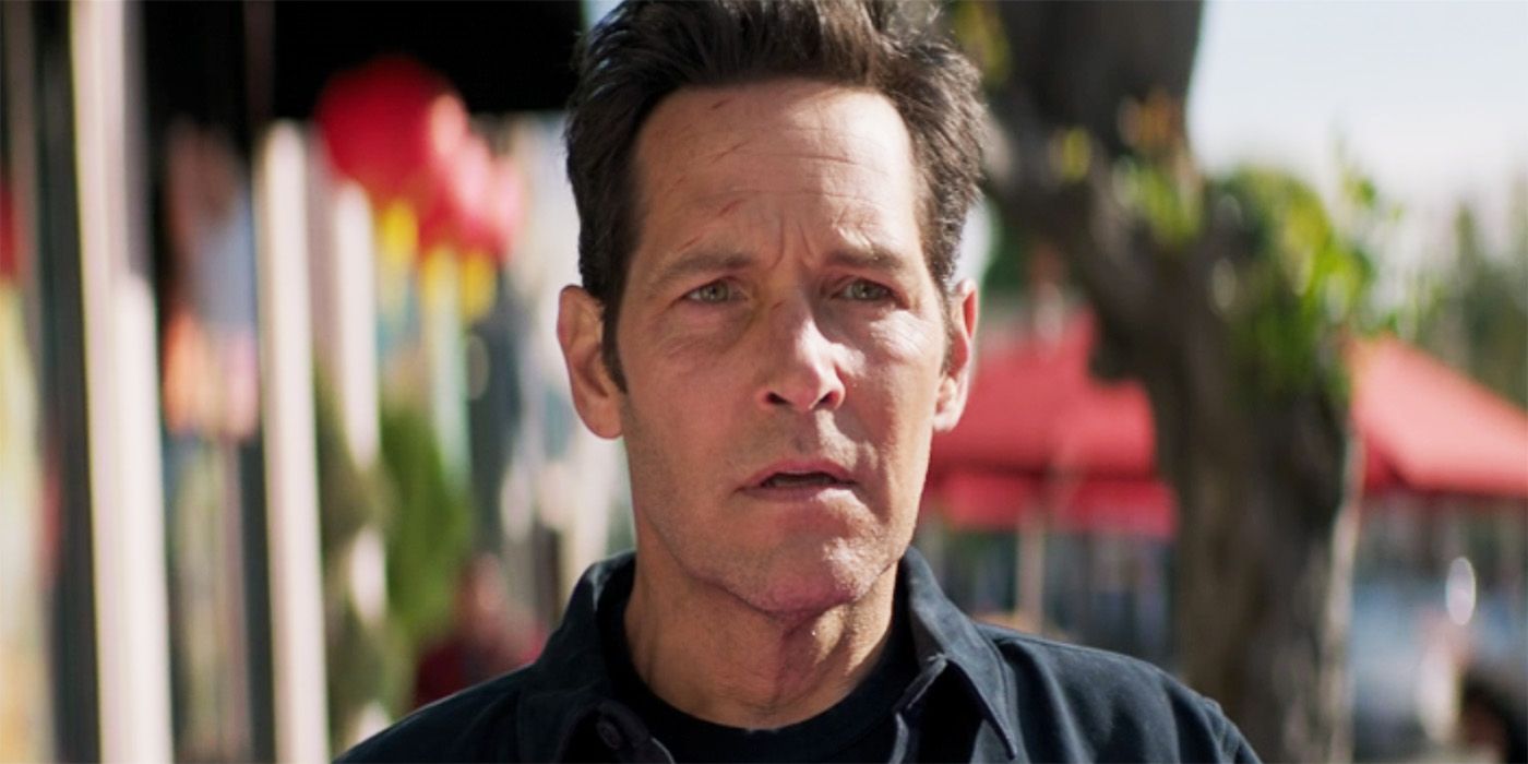 Scott Lang worried at the end of Quantumania