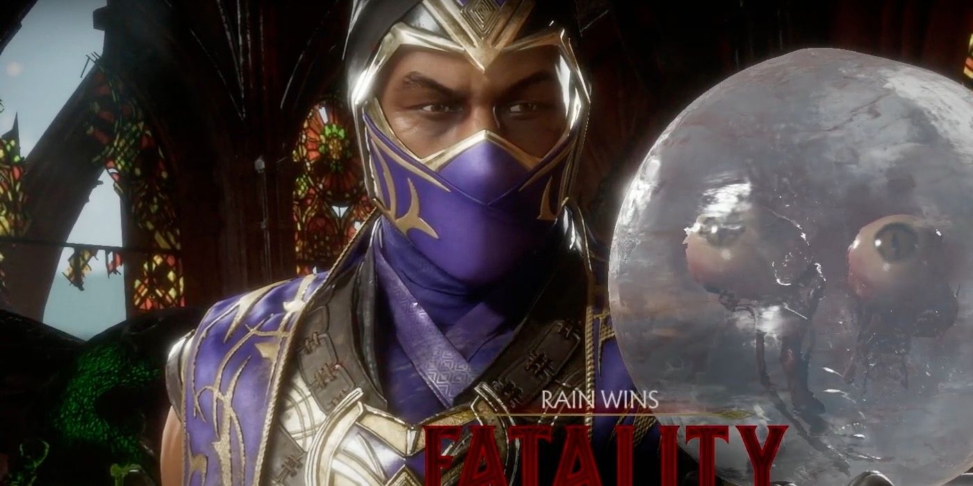 Rains eye-solated fatality in Mortal Kombat.