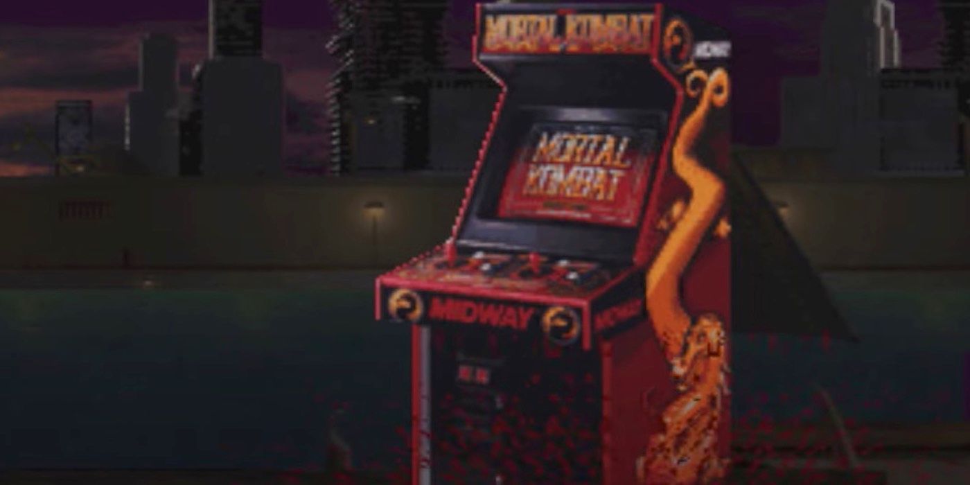 Liu Kang's Arcade drop fatality in Mortal Kombat.