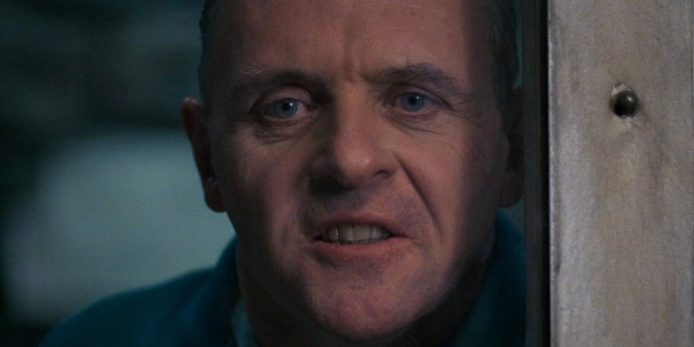 Anthony Hopkins in the fava beans scene in The Silence of the Lambs