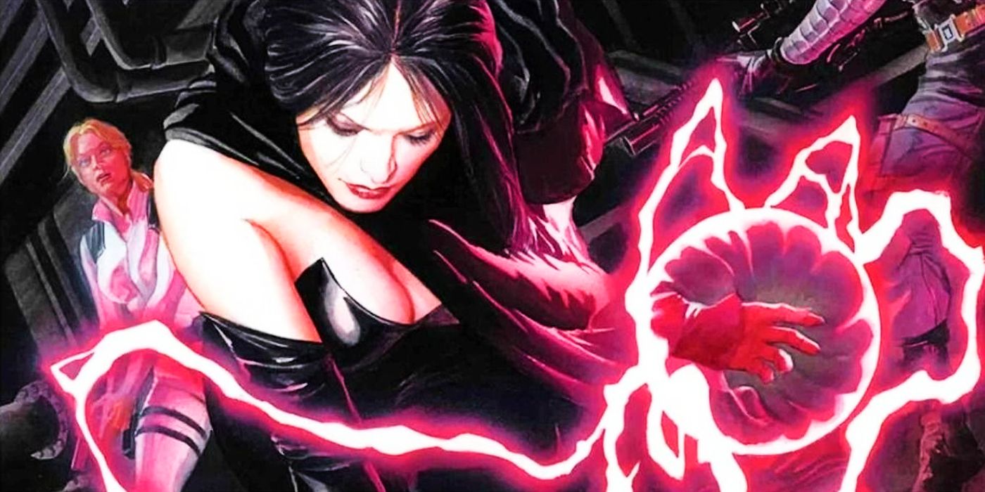Selene usando poderes na Marvel Comics