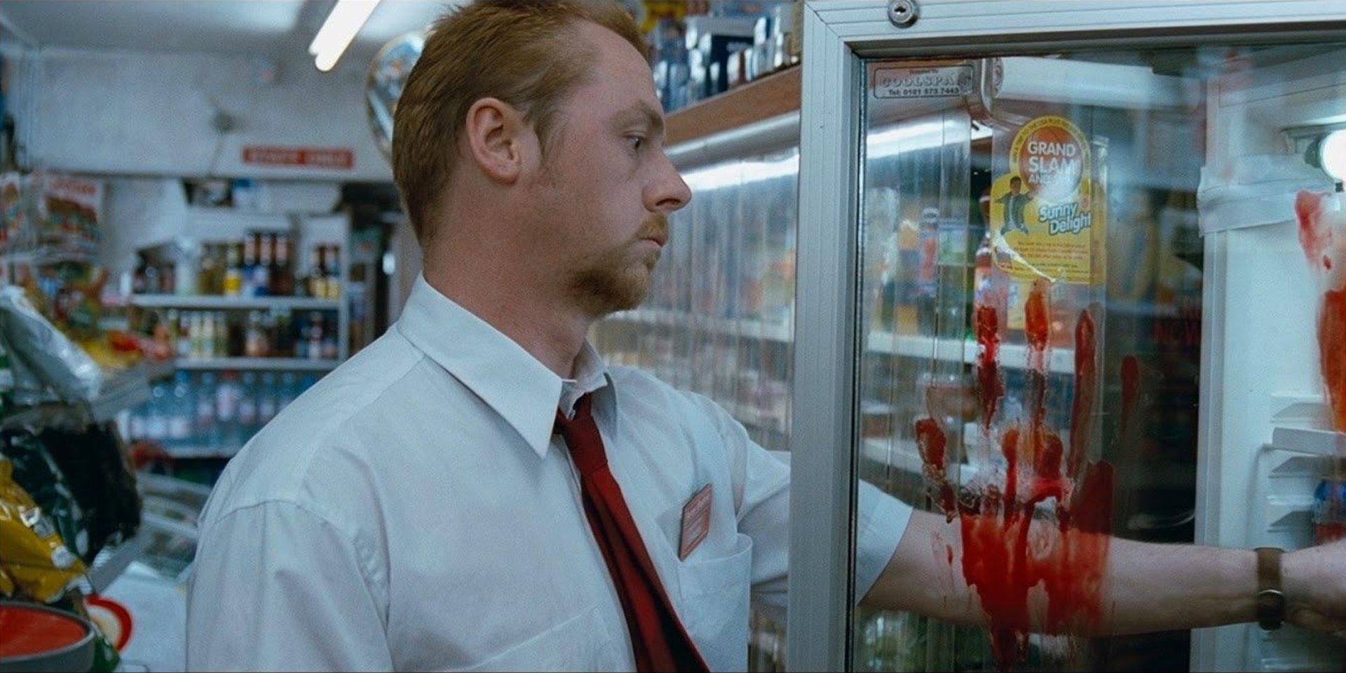 Shaun goes to the shop in Shaun of the Dead
