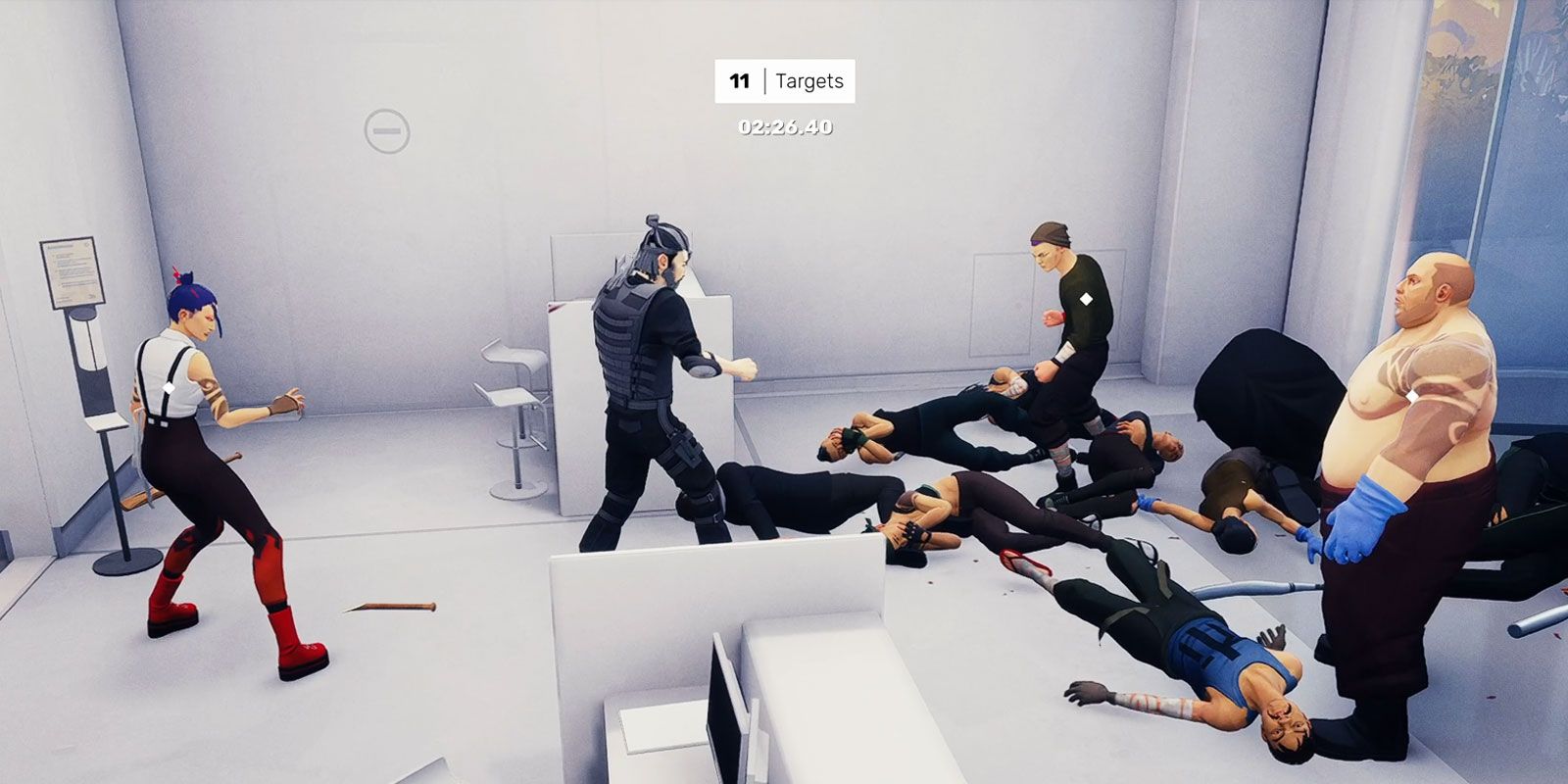 Sifu fighting in office.