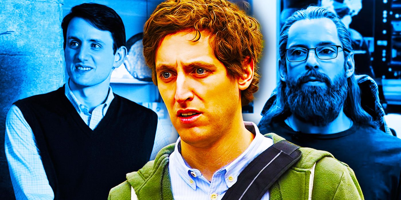 Silicon Valley collage with Zach Woods, Thomas Middleditch, and Martin Starr