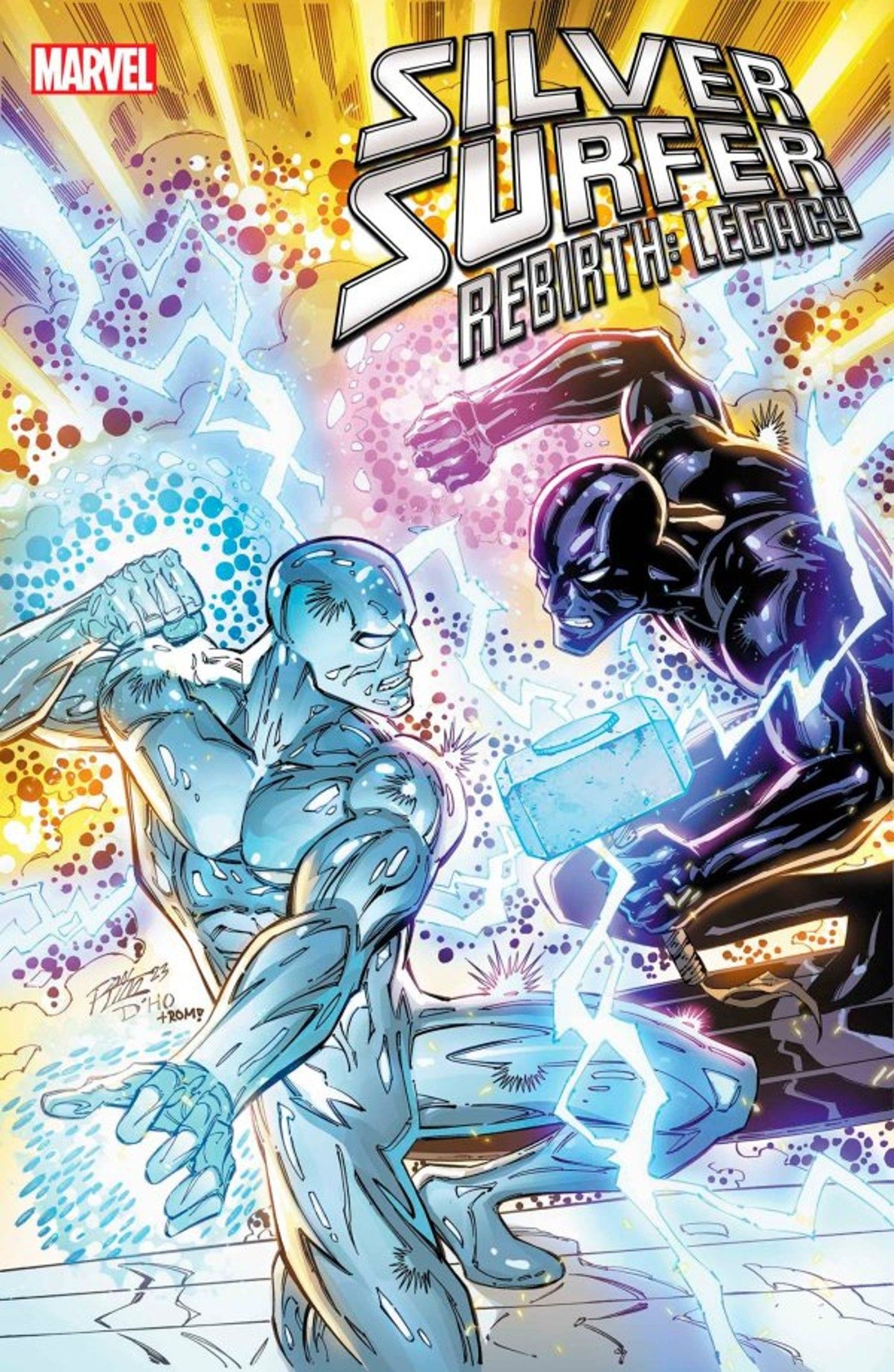 Silver Surfer Rebirth Legacy #3 Cover Black Surfer