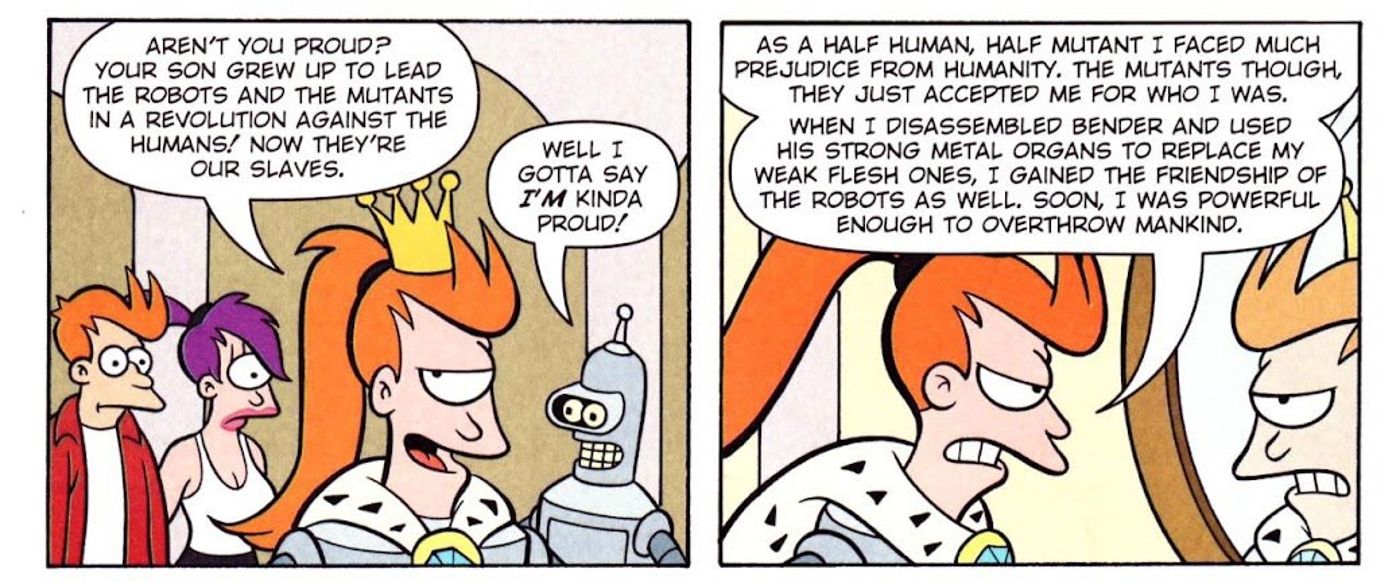 Como Sir Leelan Von Fry-Bot se tornou ditador