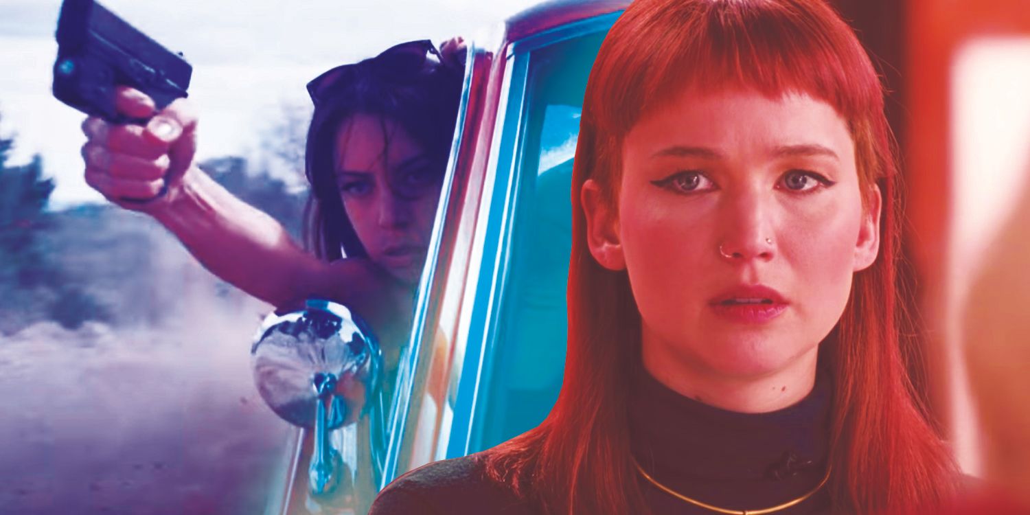 Aubrey Plaza in Operation Finale and Jennifer Lawrence in Don’t Look Up