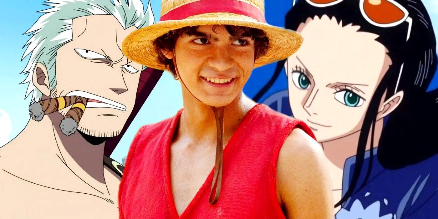 Smoker Nico Robin and Inaki Godoy as Luffy in One Piece