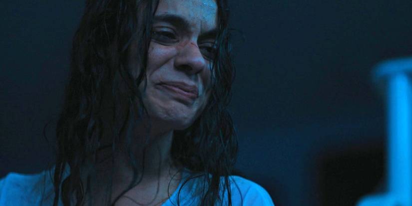 Cruz Manuelos bloodied and crying in Special Ops: Lioness