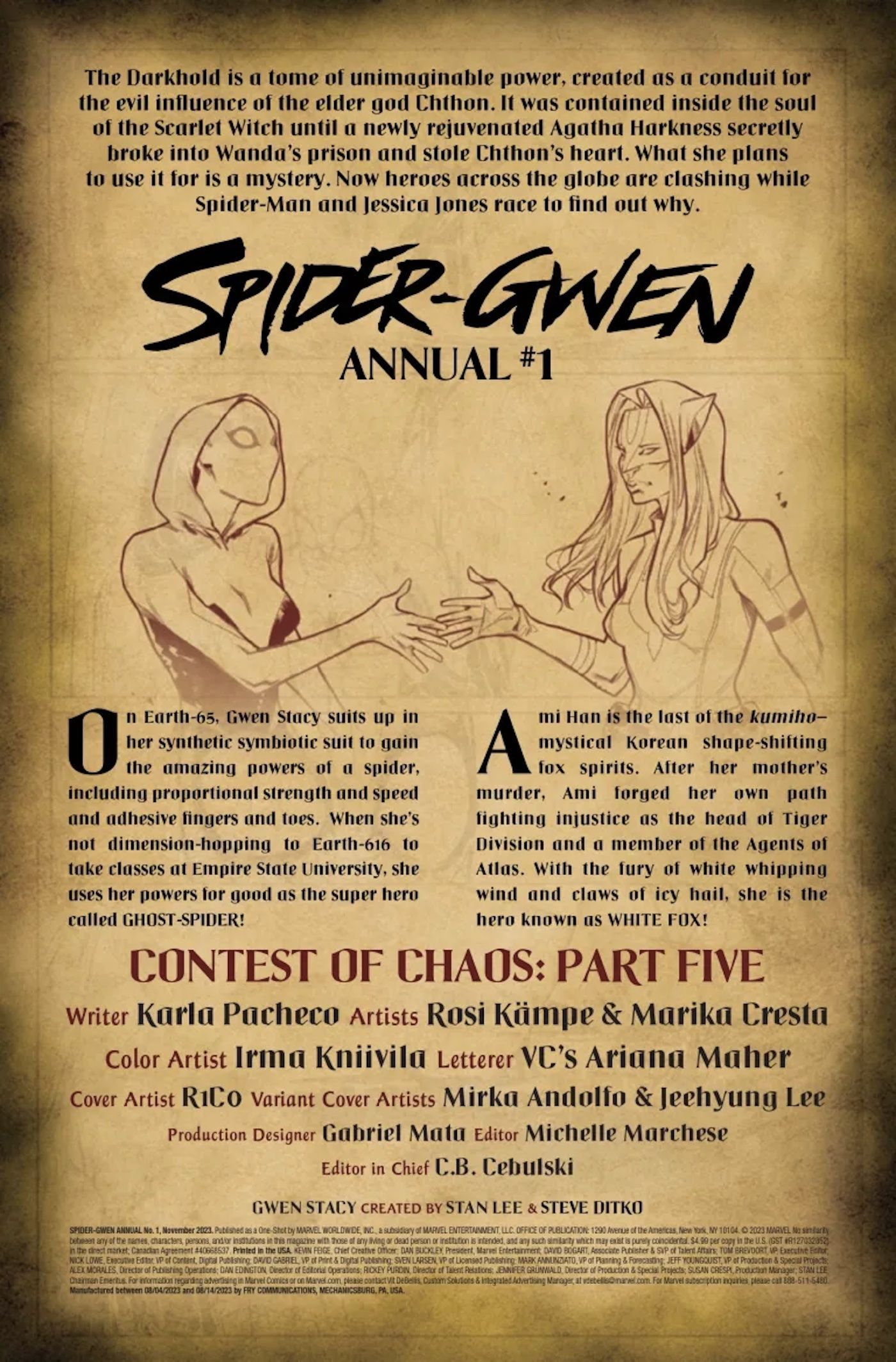Spider-Gwen Annual 1
