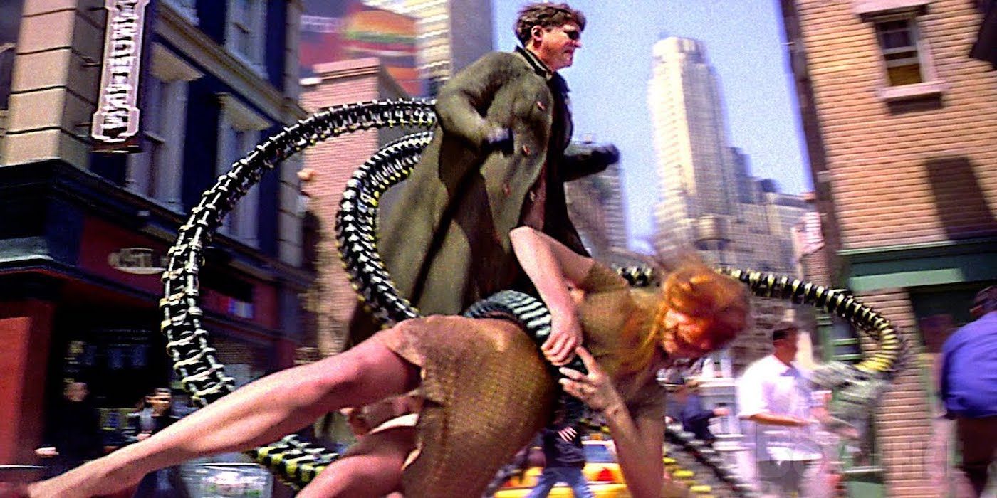 spider-man 2 doc ock carrying mj
